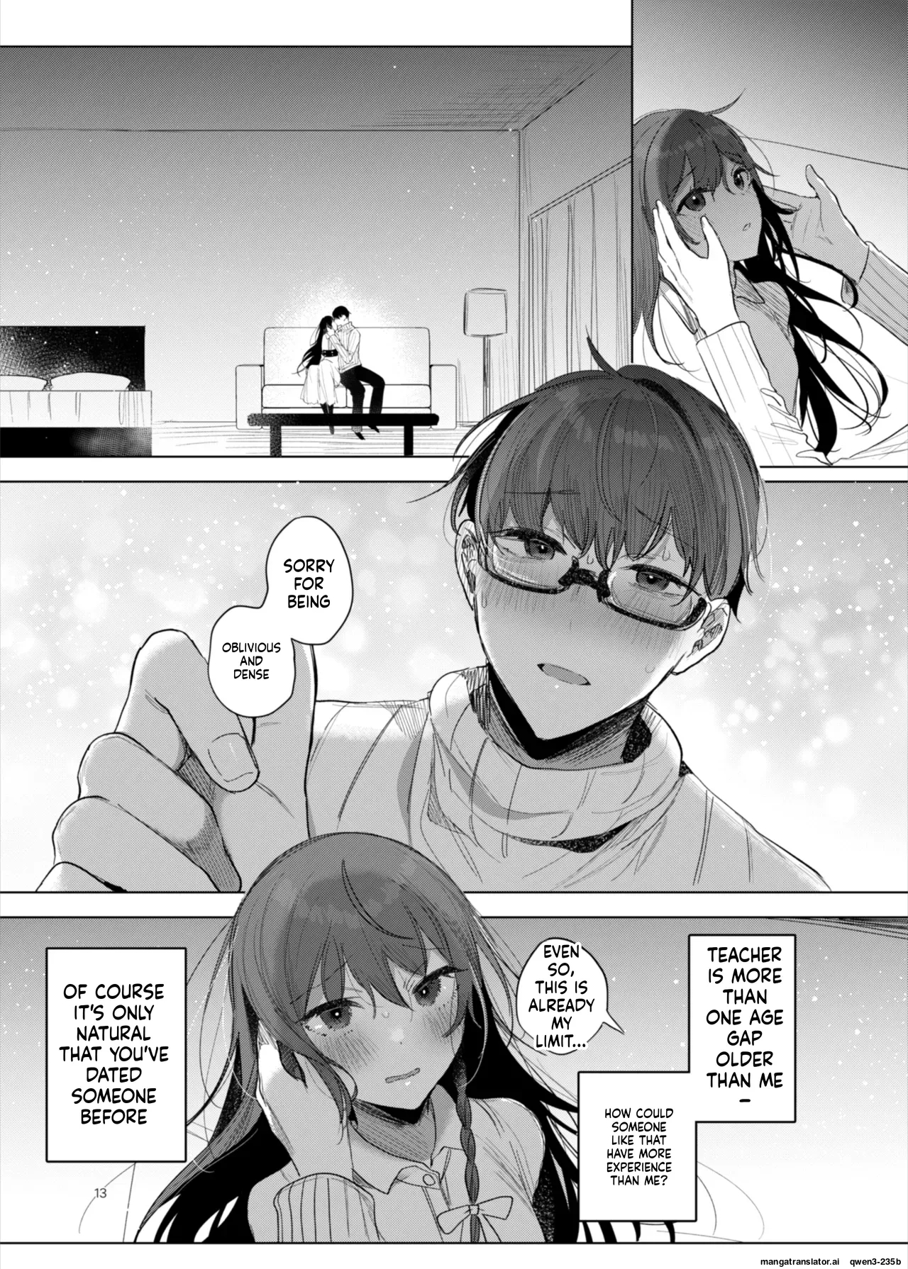 Kanja-san To Sensei ~love Hotel De No Aise~ page 13
