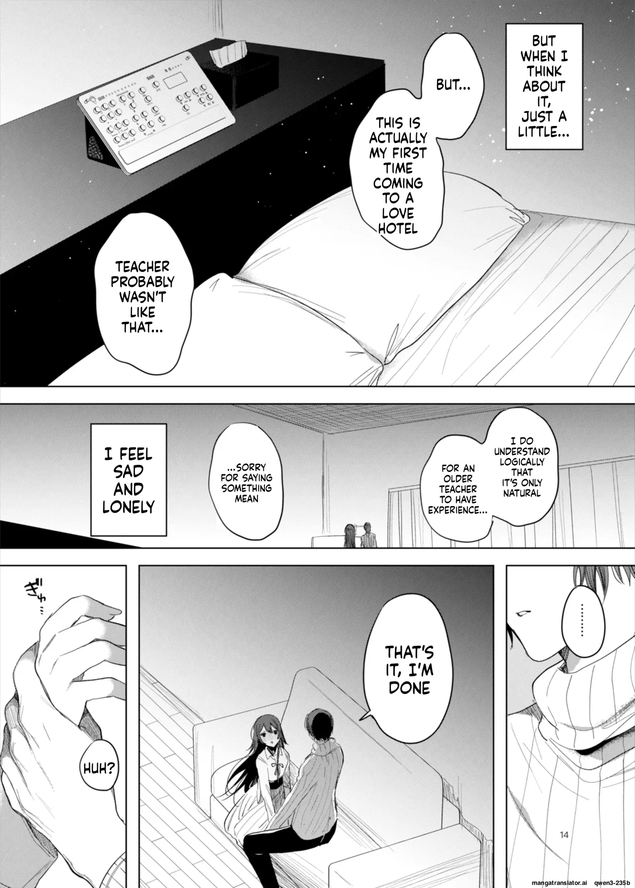 Kanja-san To Sensei ~love Hotel De No Aise~ page 14