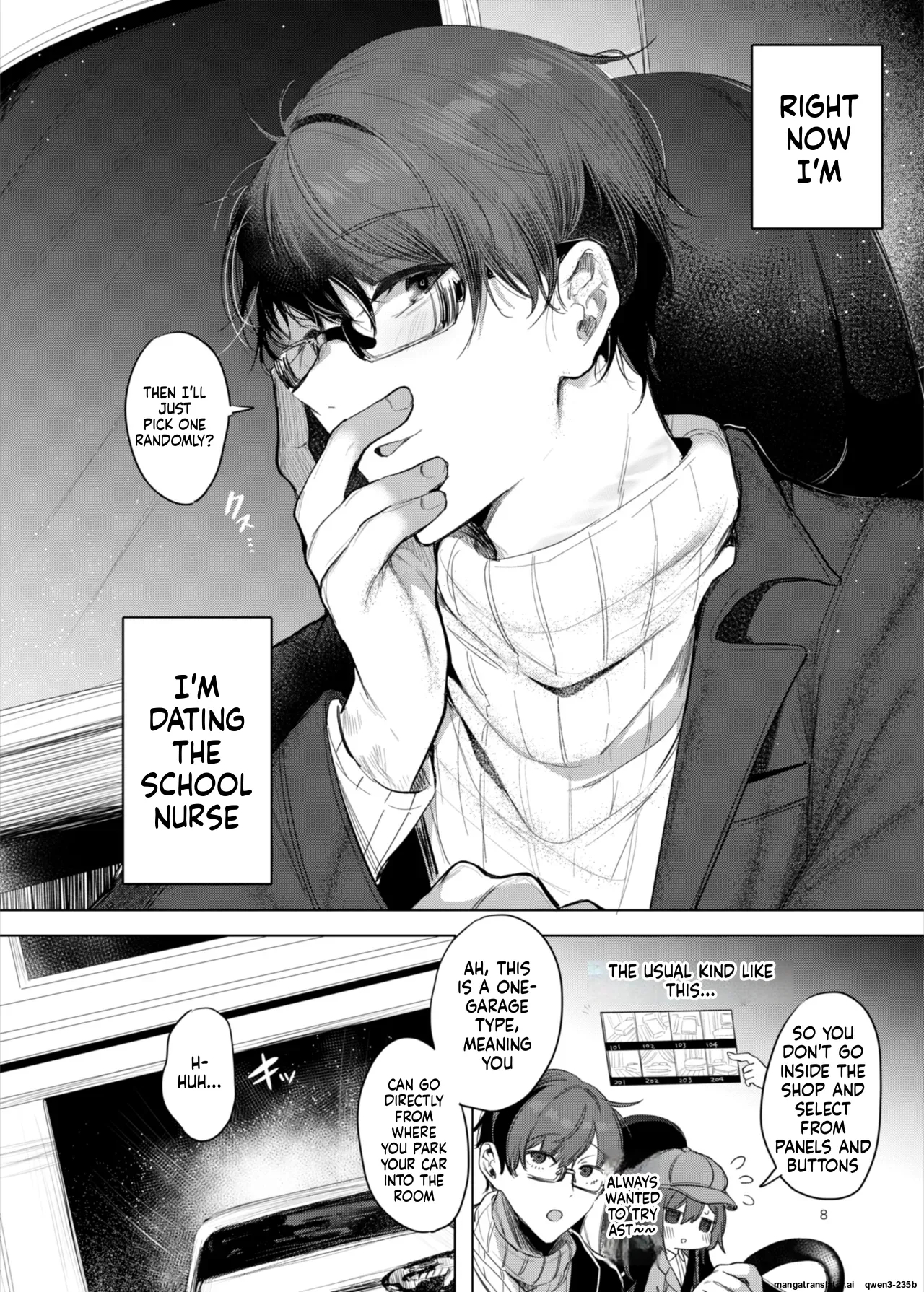 Kanja-san To Sensei ~love Hotel De No Aise~ page 8
