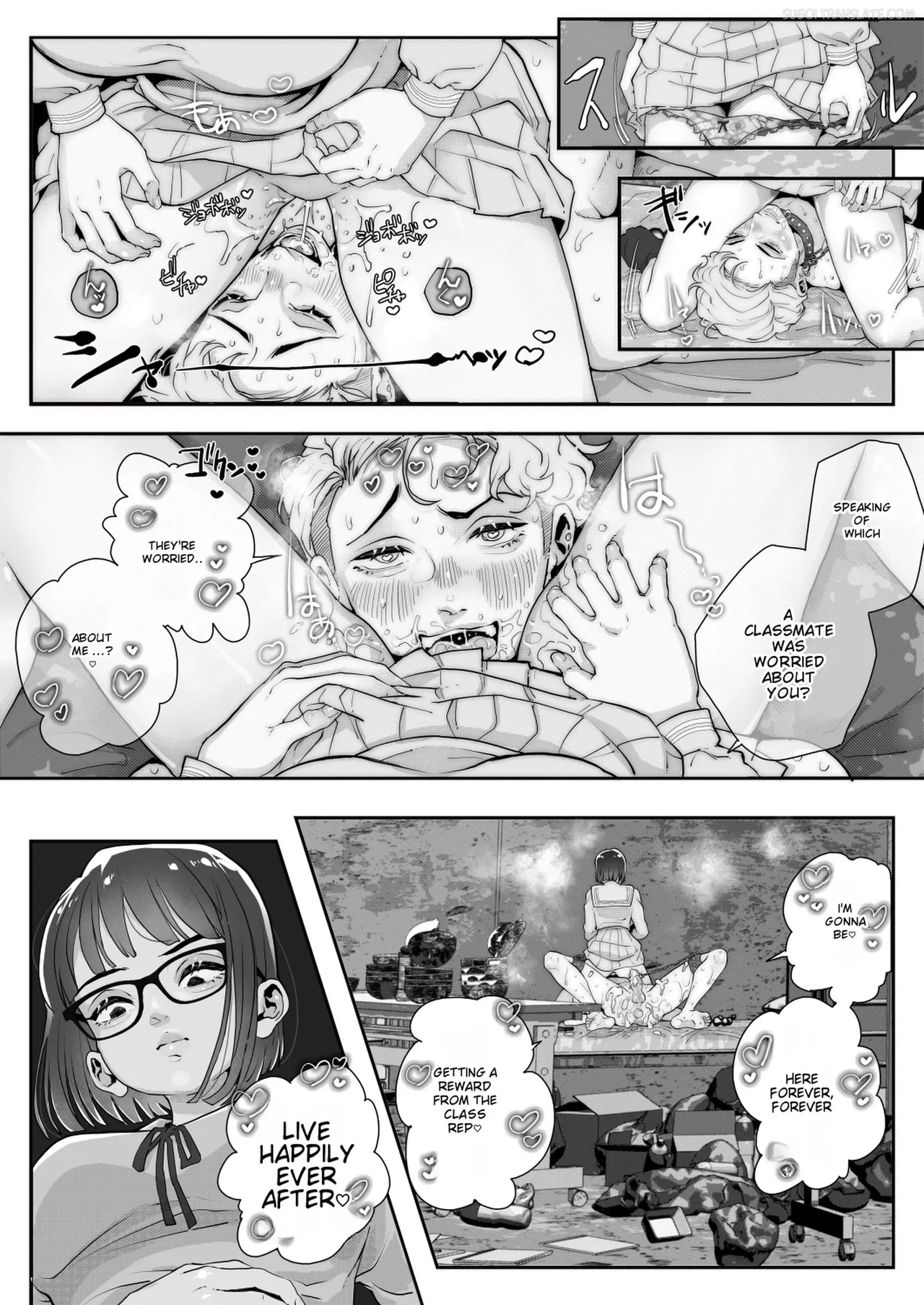 Kurasu No Furyō Yankī O Kōsoku Shite Te Koki Sun Tome De Ae Ga Sete Kara Kari Kubi Bun Mawashite Nan Do Mo Shasei Saseru 【komikkuban】 page 21