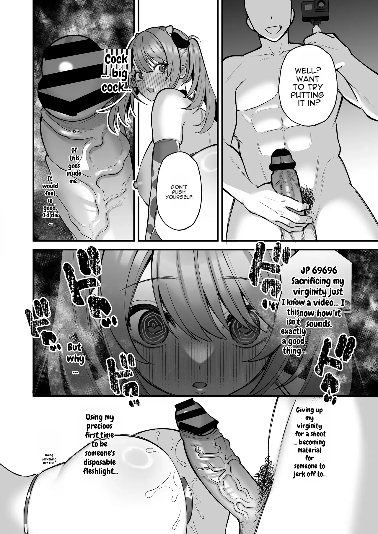 L-cup Joshidaisei 20cm Chou Dekachin De Av Debut ~anal Shoujo Soushitsu Hen~ 3 Hon-me page 51