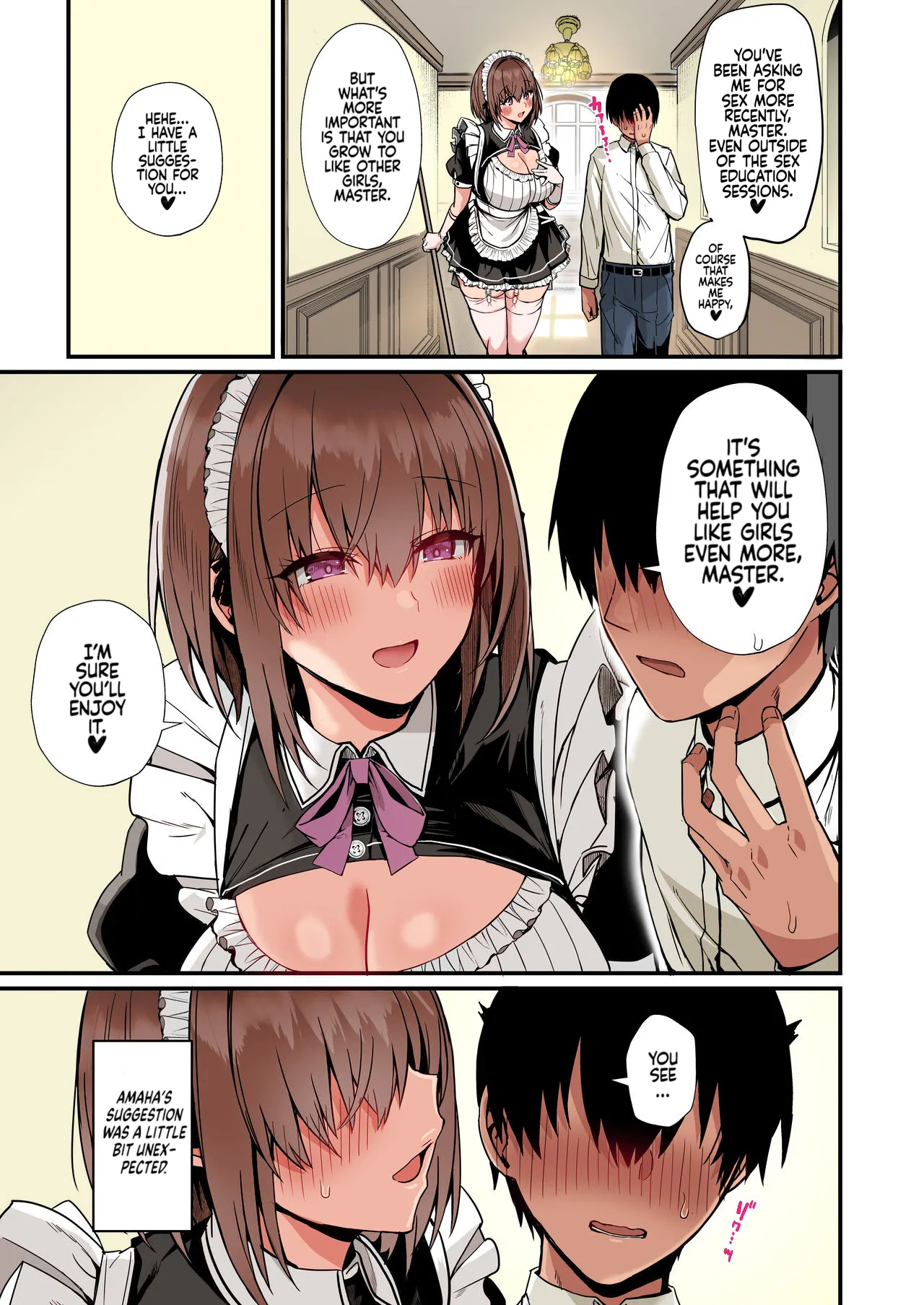 Love Maid -yasashikute Amaama Na Kyonyuu Ero Maid San To Sex Shimakuru Ohanashi- page 42