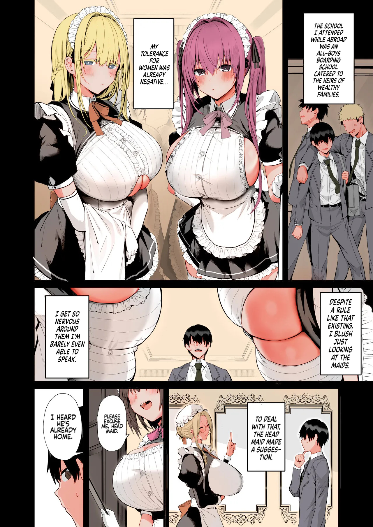 Love Maid -yasashikute Amaama Na Kyonyuu Ero Maid San To Sex Shimakuru Ohanashi- page 7