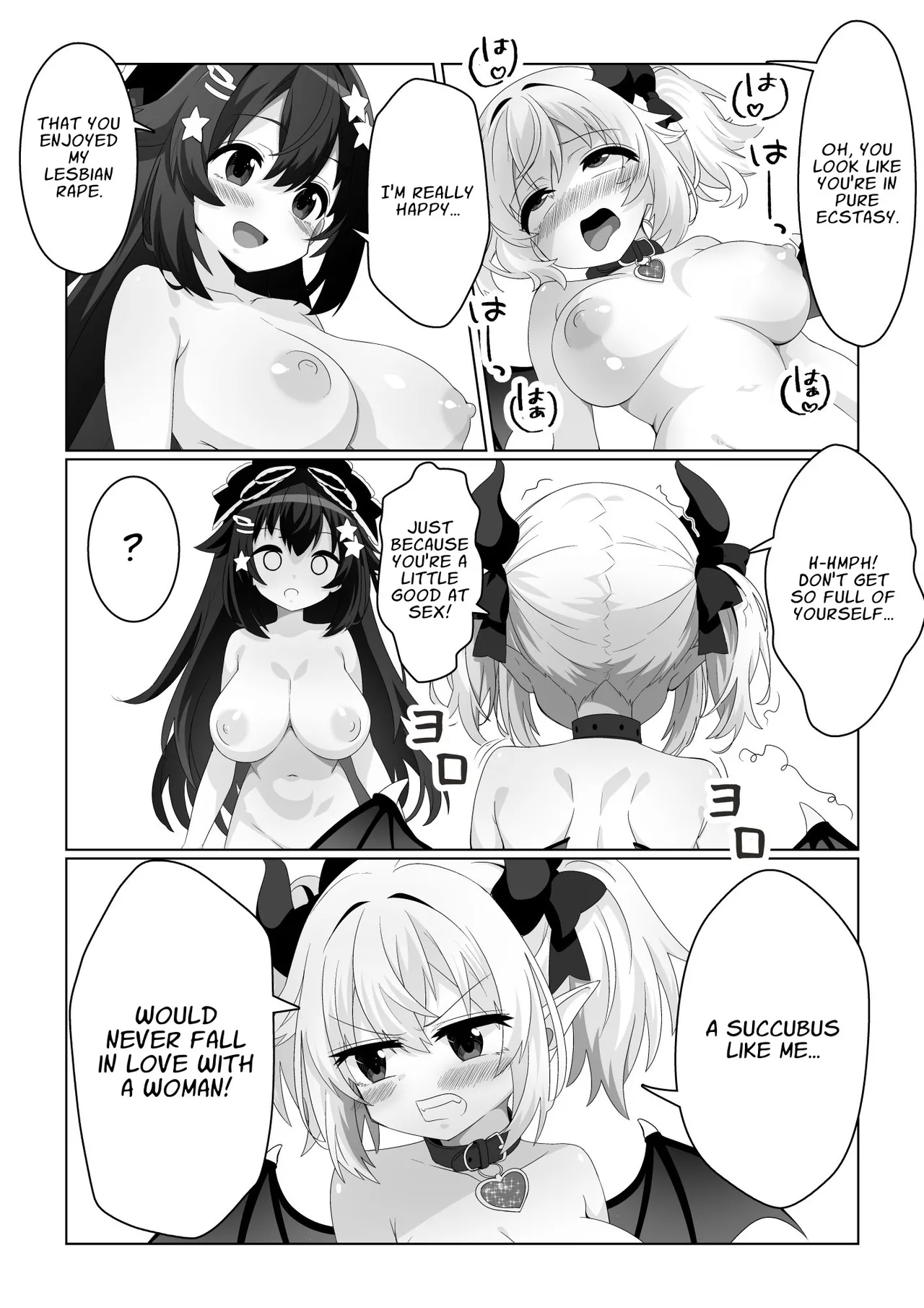 Magical Heroine Punishes A Succubus With Her Magic Penis!! page 17