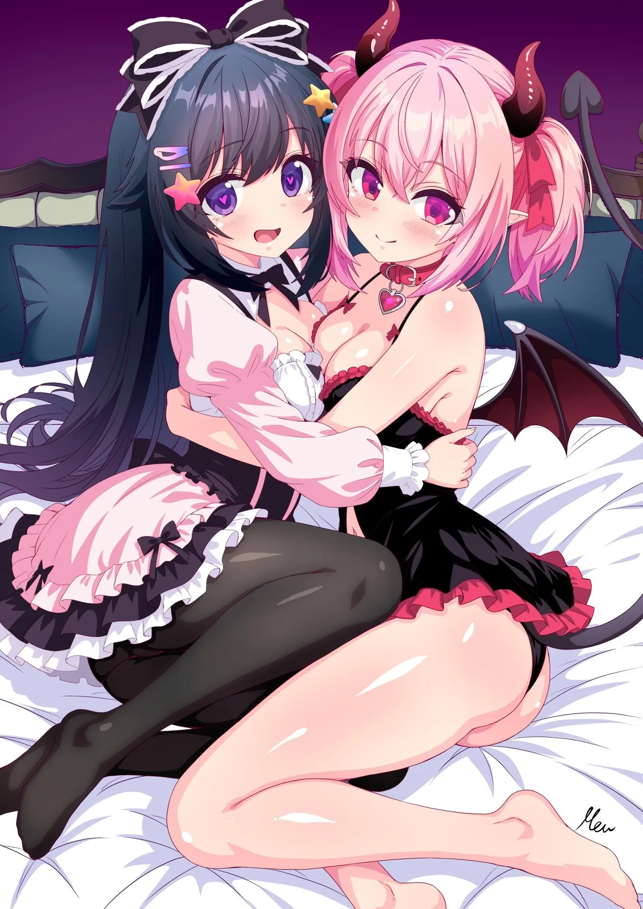 Magical Heroine Punishes A Succubus With Her Magic Penis!! page 36