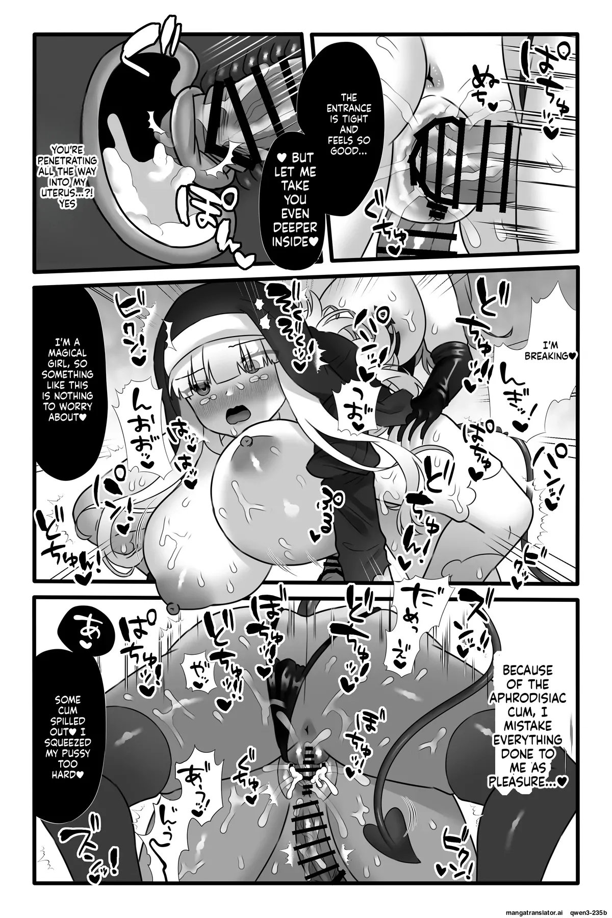 Mahou Shoujo Akushoku 4 ~futanari Kaizou Inmaka Choukyou~ page 36