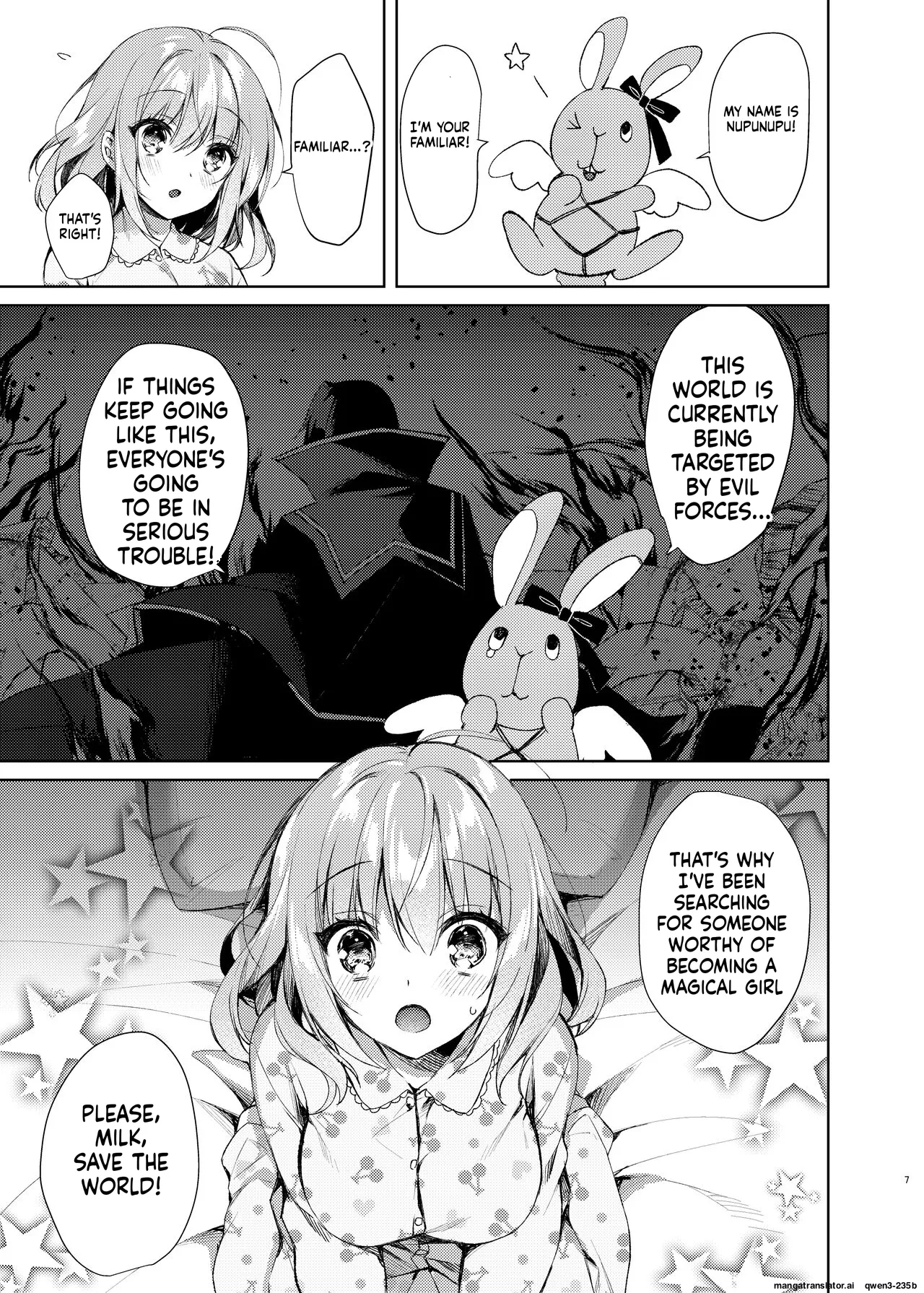 Mahou Shoujo Milky Milk ~mahou Shokushu De Dai Pinch?! Hen~ page 6