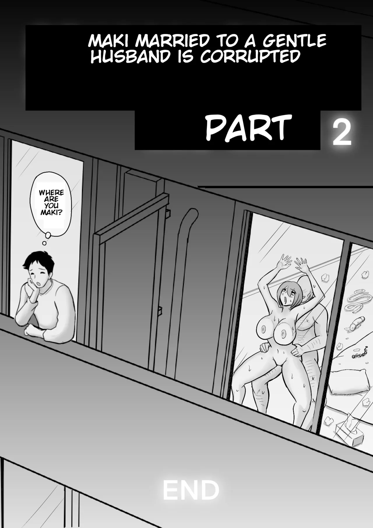 Maki Married To A Gentle Husband Is Corrupted By Her Neighbor Gonda Gokichi page 52
