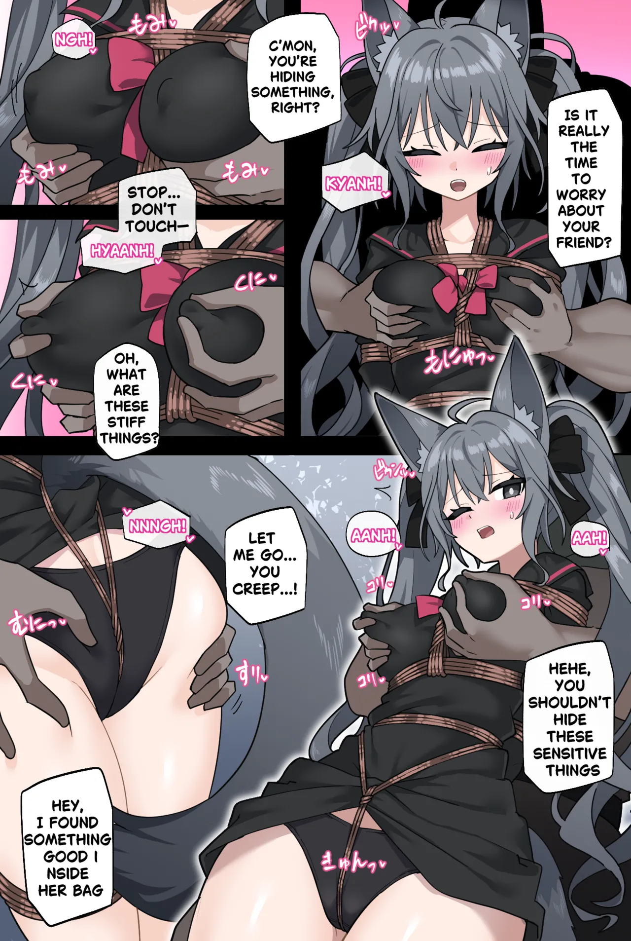 Manuka And Karin Get Kidnapped In The Forest Eng+jp page 5