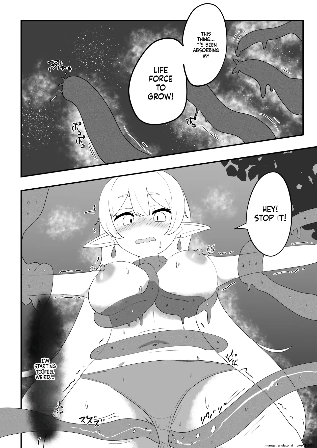 Minarenai Shokushu Slime O Hirotta Dakenanoni page 14