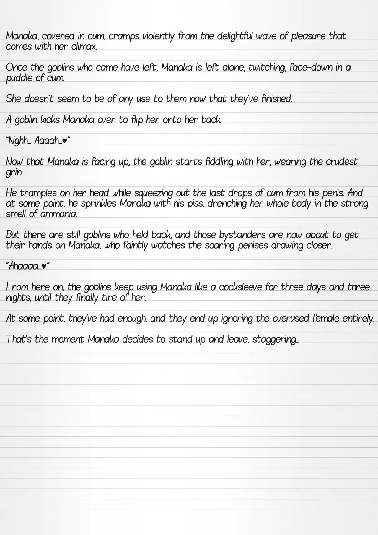 Misuke's Short Stories 35 - Manaka & Goblins page 12