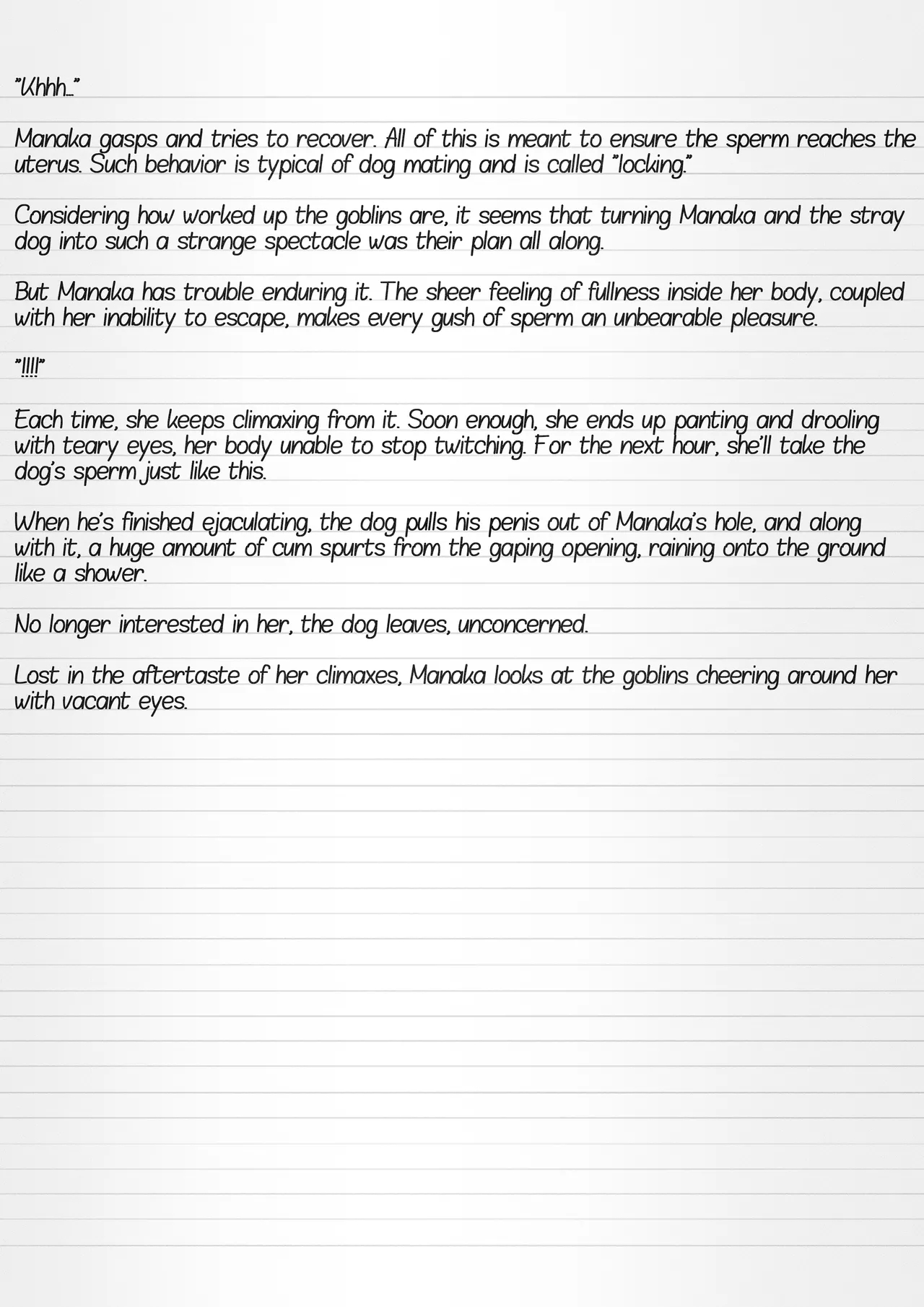 Misuke's Short Stories 35 - Manaka & Goblins page 20
