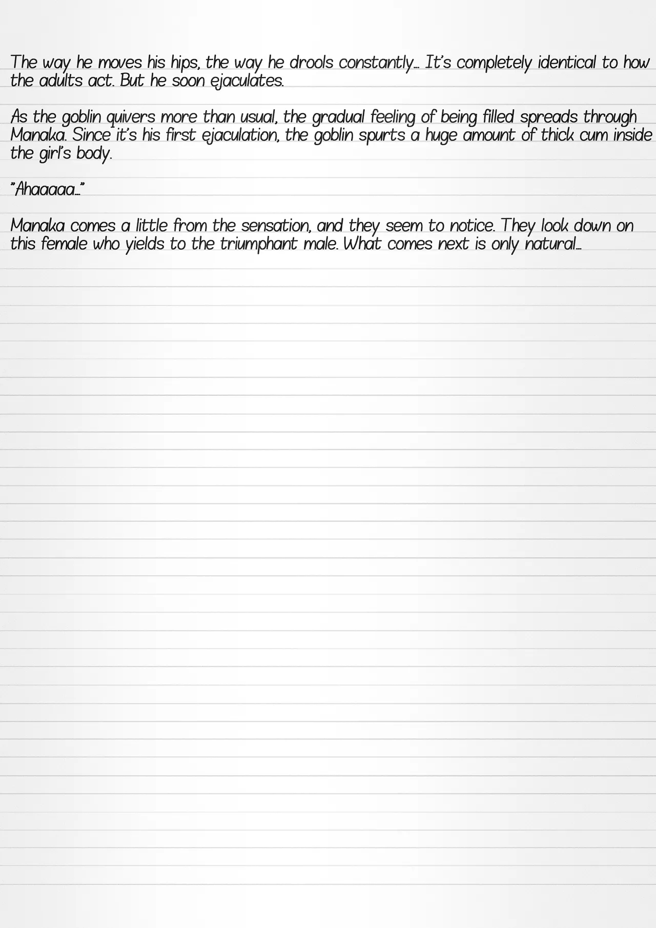 Misuke's Short Stories 35 - Manaka & Goblins page 23