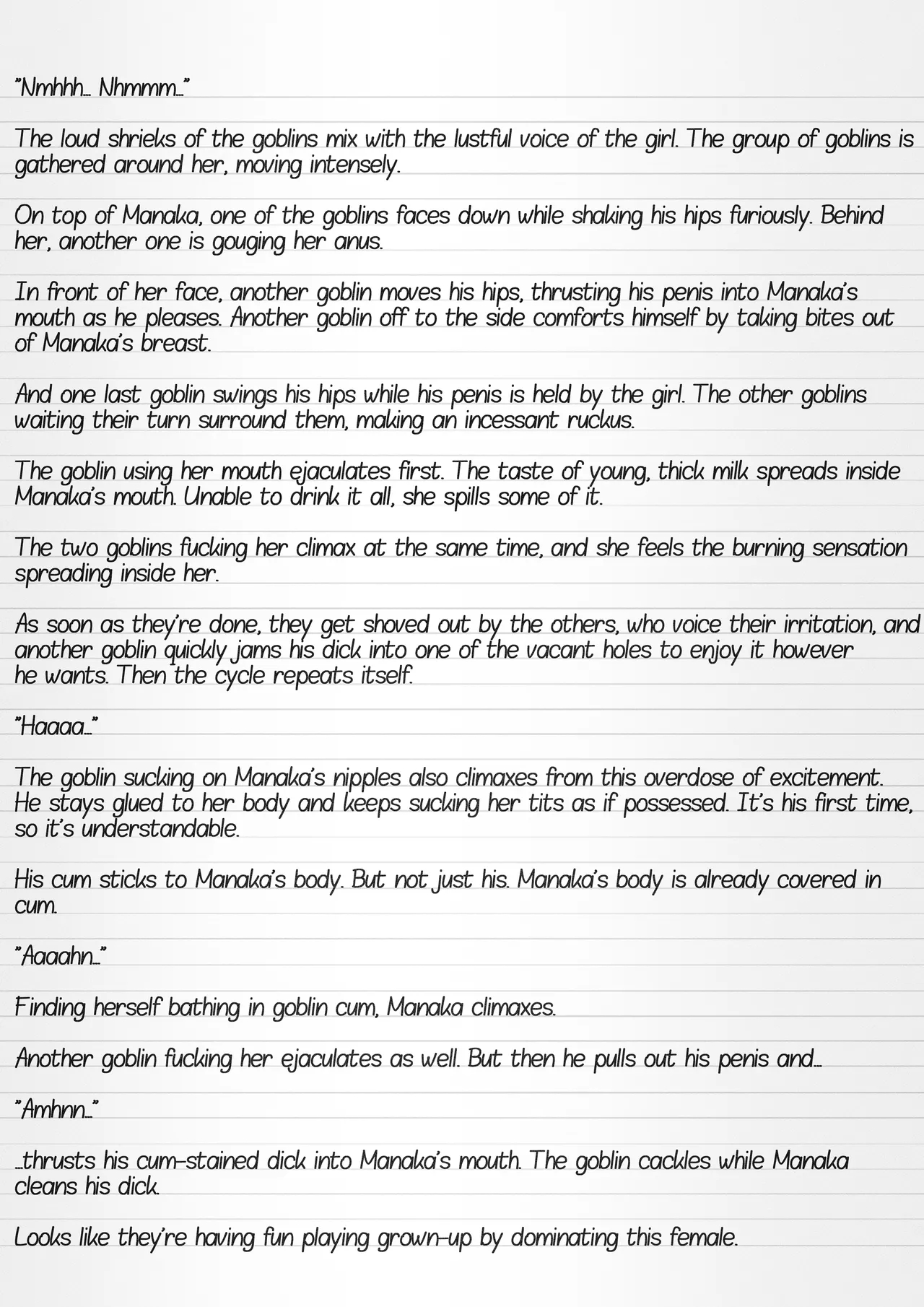 Misuke's Short Stories 35 - Manaka & Goblins page 24