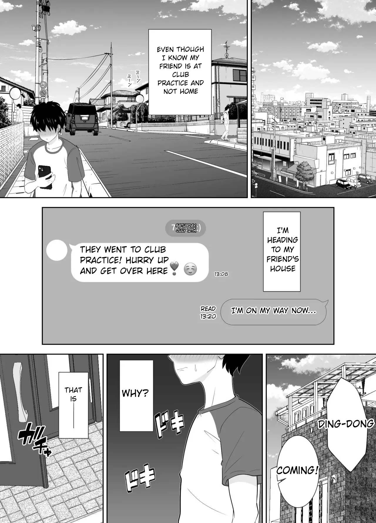 Muchimuchi Tomohaha No Shitagi De Tatteru No O Mirareta Boku No Matsuro Ga Yabasugiru page 3