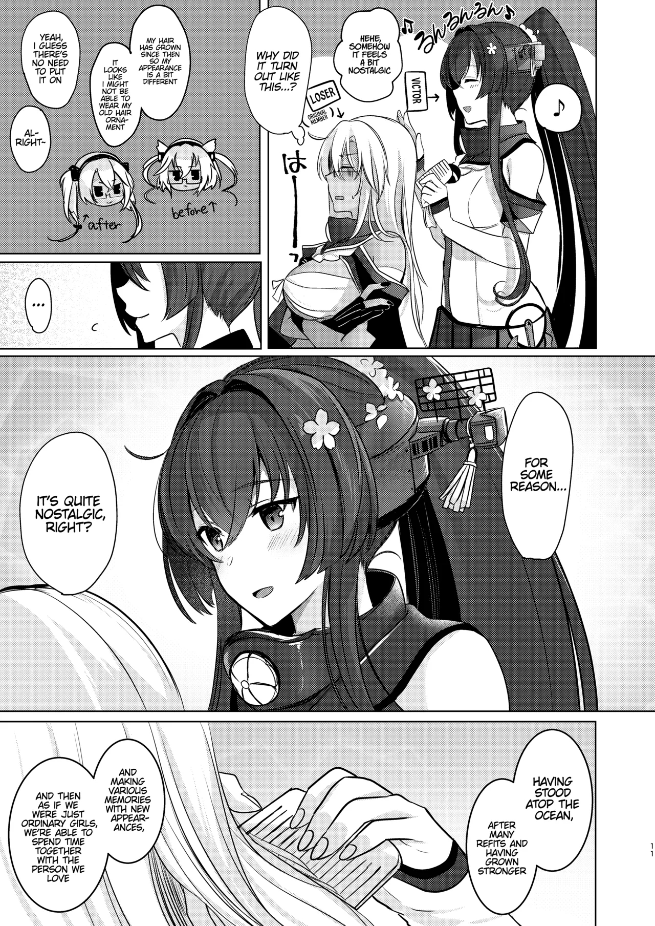 Musashi-san's Nighttime Affairs: Nostalgic Uniform page 12