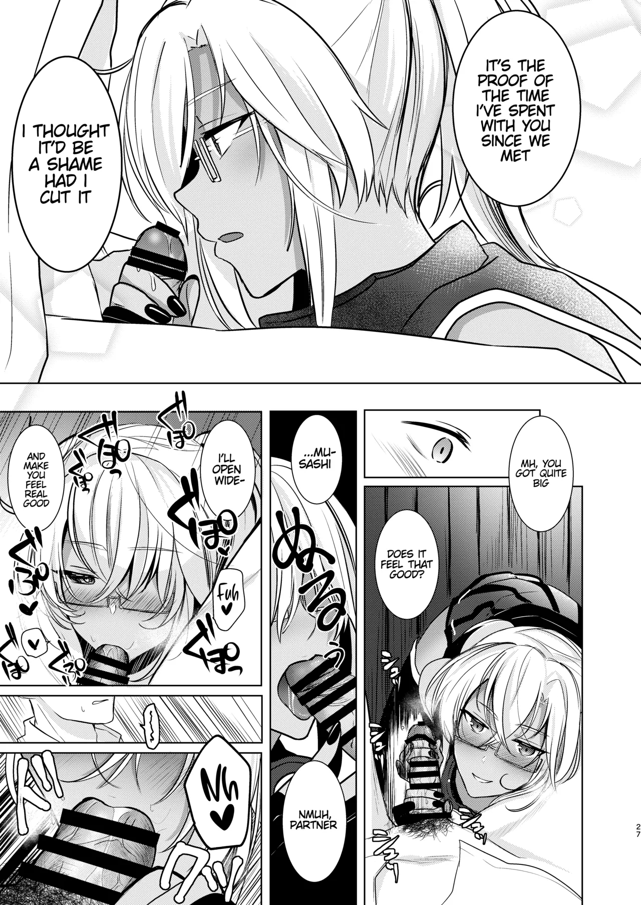 Musashi-san's Nighttime Affairs: Nostalgic Uniform page 28