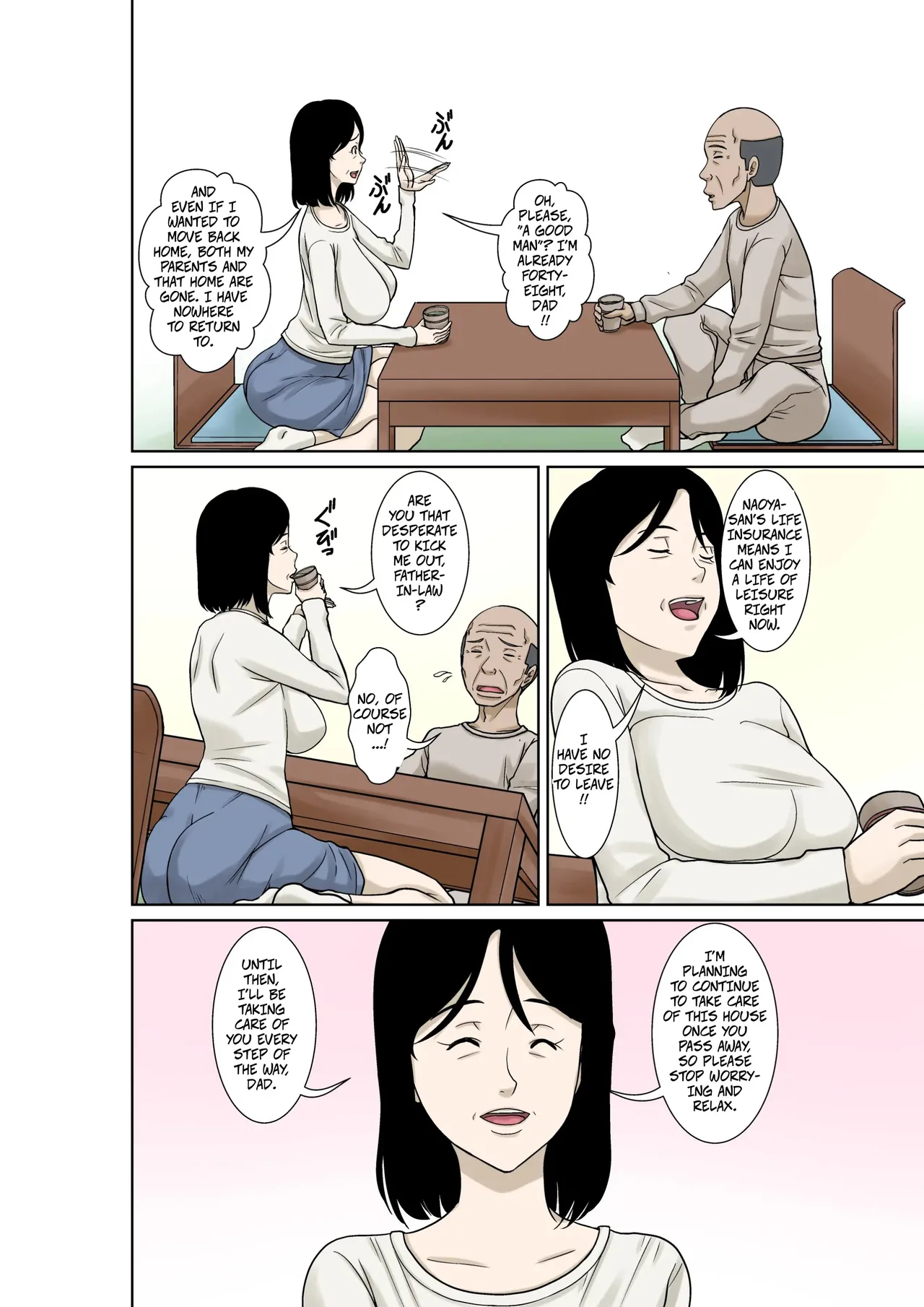 My Father-in-law Broke His Hands, So I'll Take Care Of Him! page 4