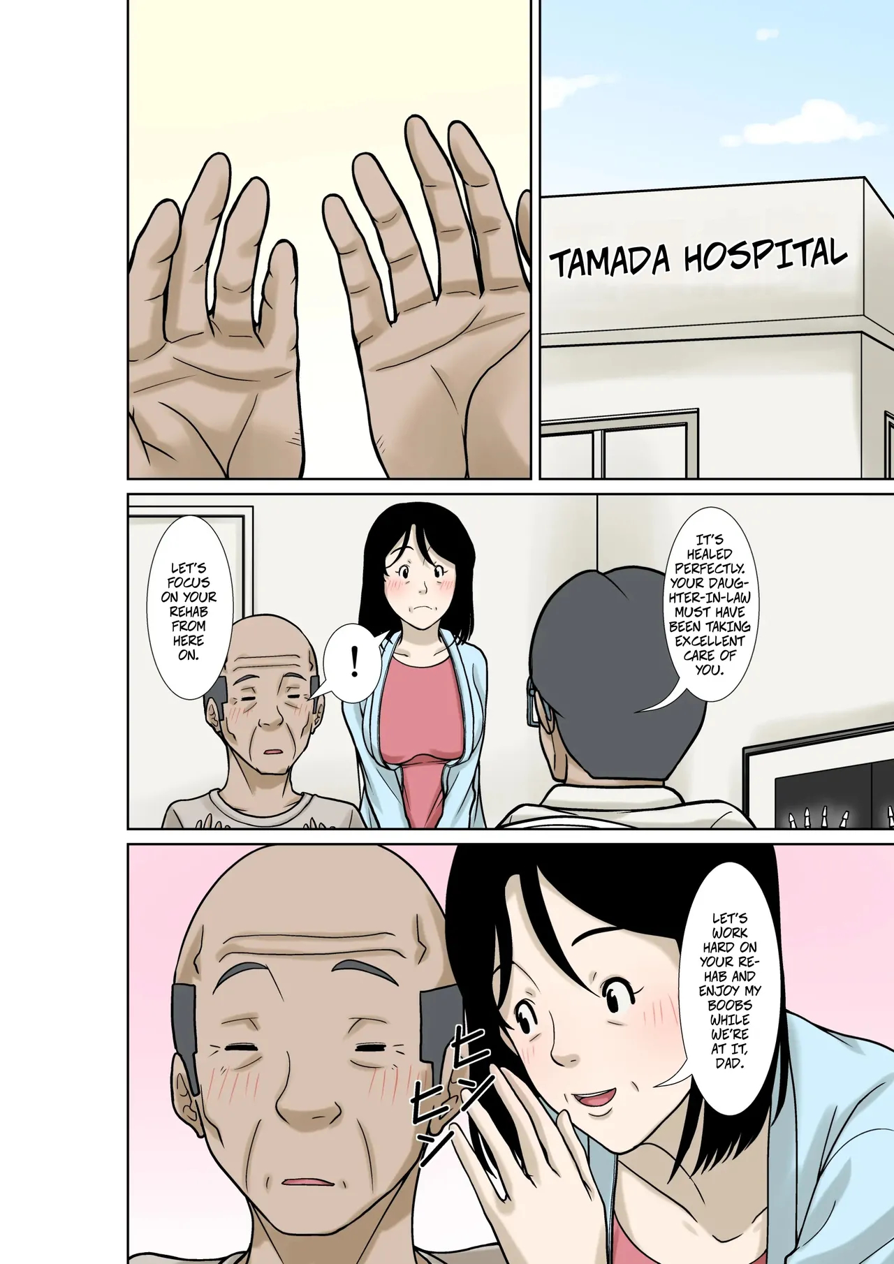 My Father-in-law Broke His Hands, So I'll Take Care Of Him! page 50