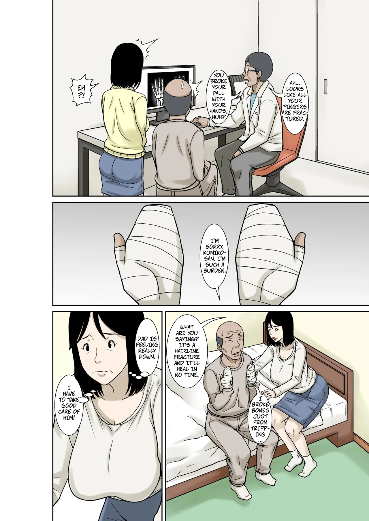 My Father-in-law Broke His Hands, So I'll Take Care Of Him! page 6
