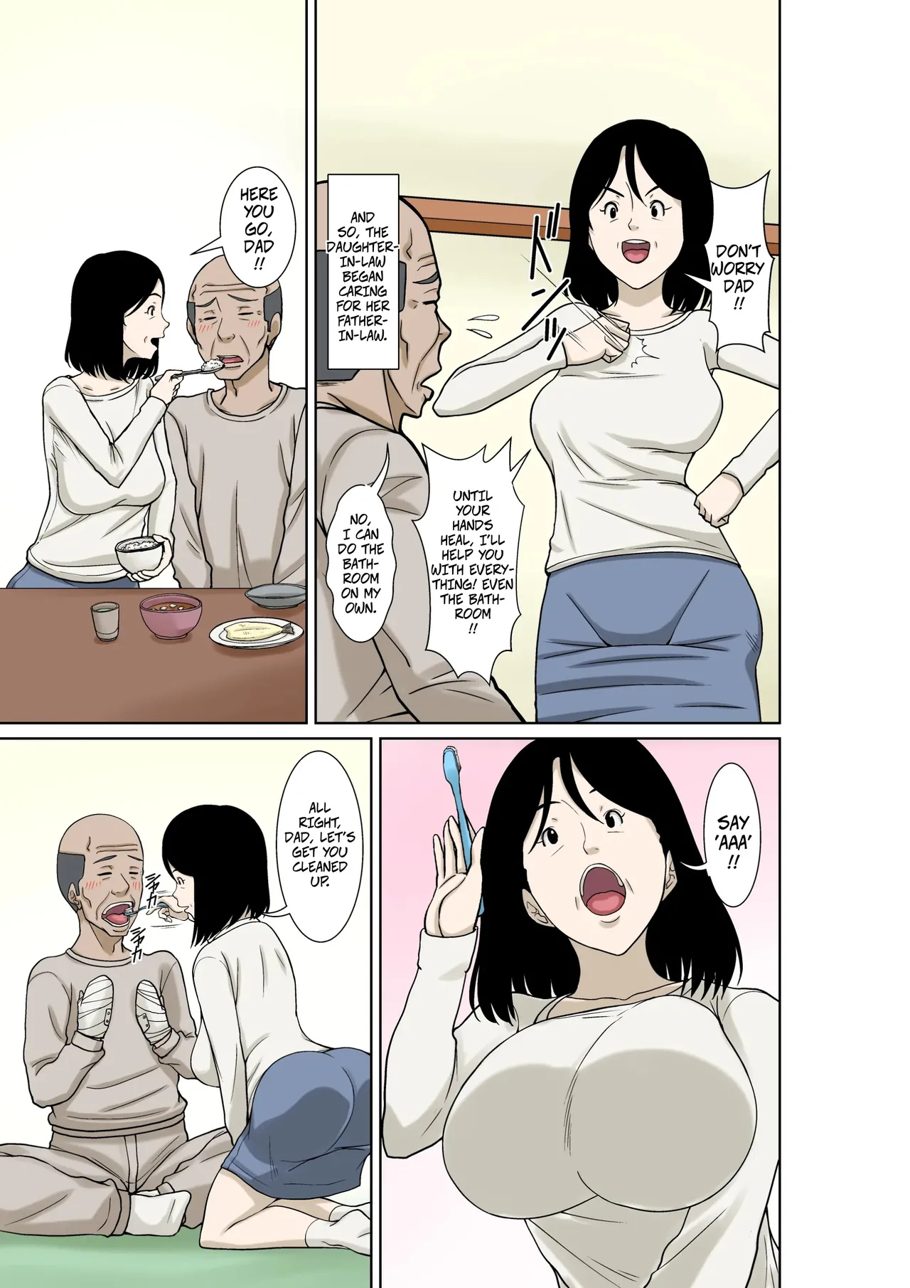 My Father-in-law Broke His Hands, So I'll Take Care Of Him! page 7