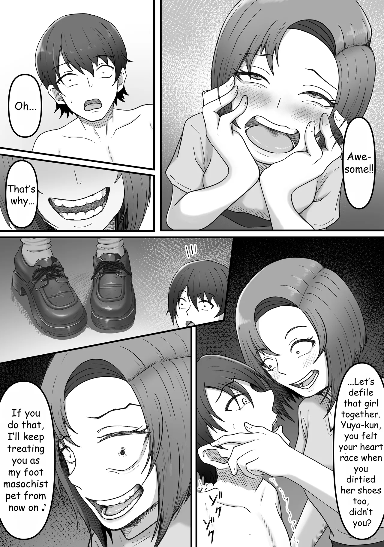 My Girlfriend's Older Sister Turned Me Into Her Masochist Foot Pet page 33