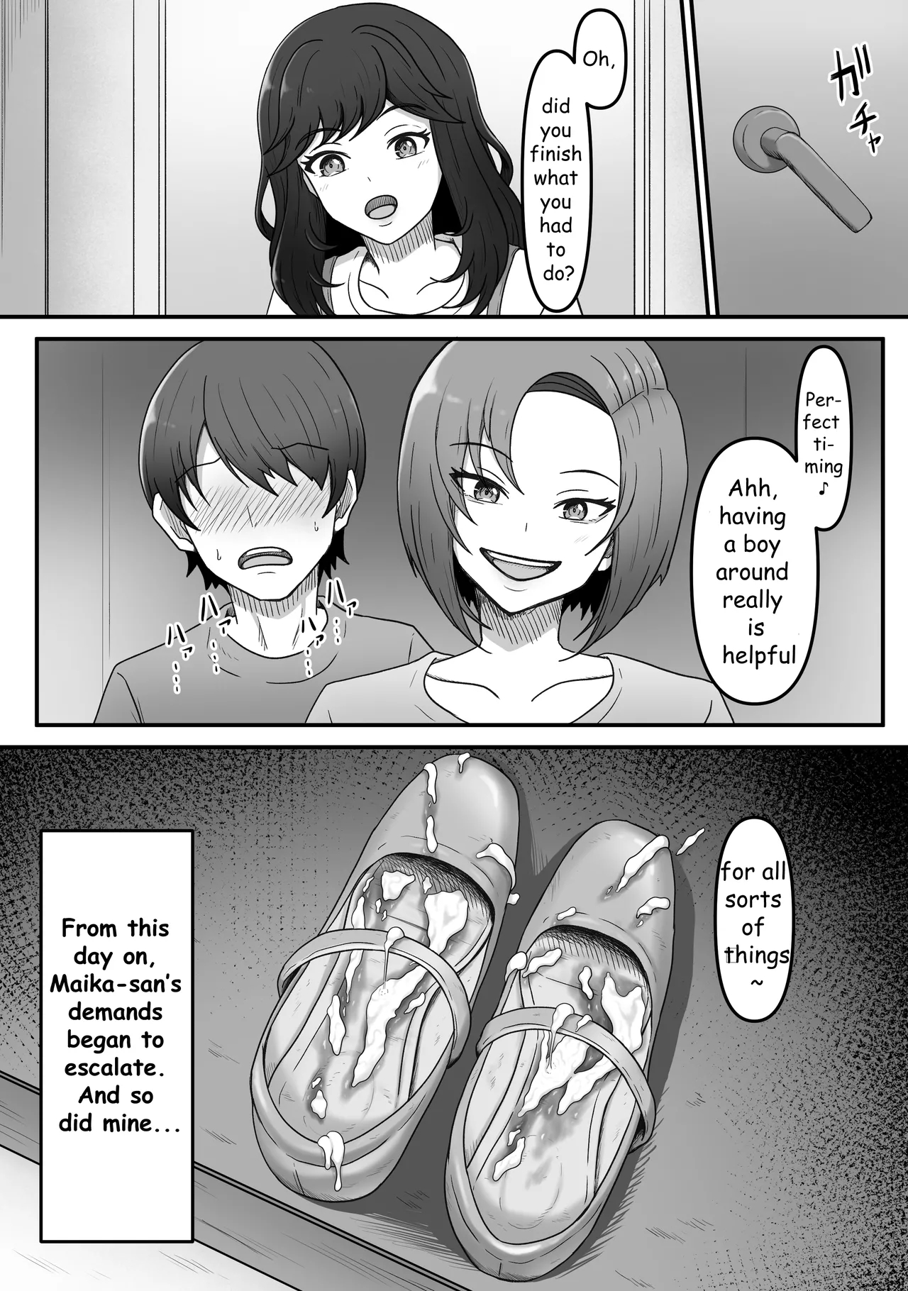 My Girlfriend's Older Sister Turned Me Into Her Masochist Foot Pet page 8