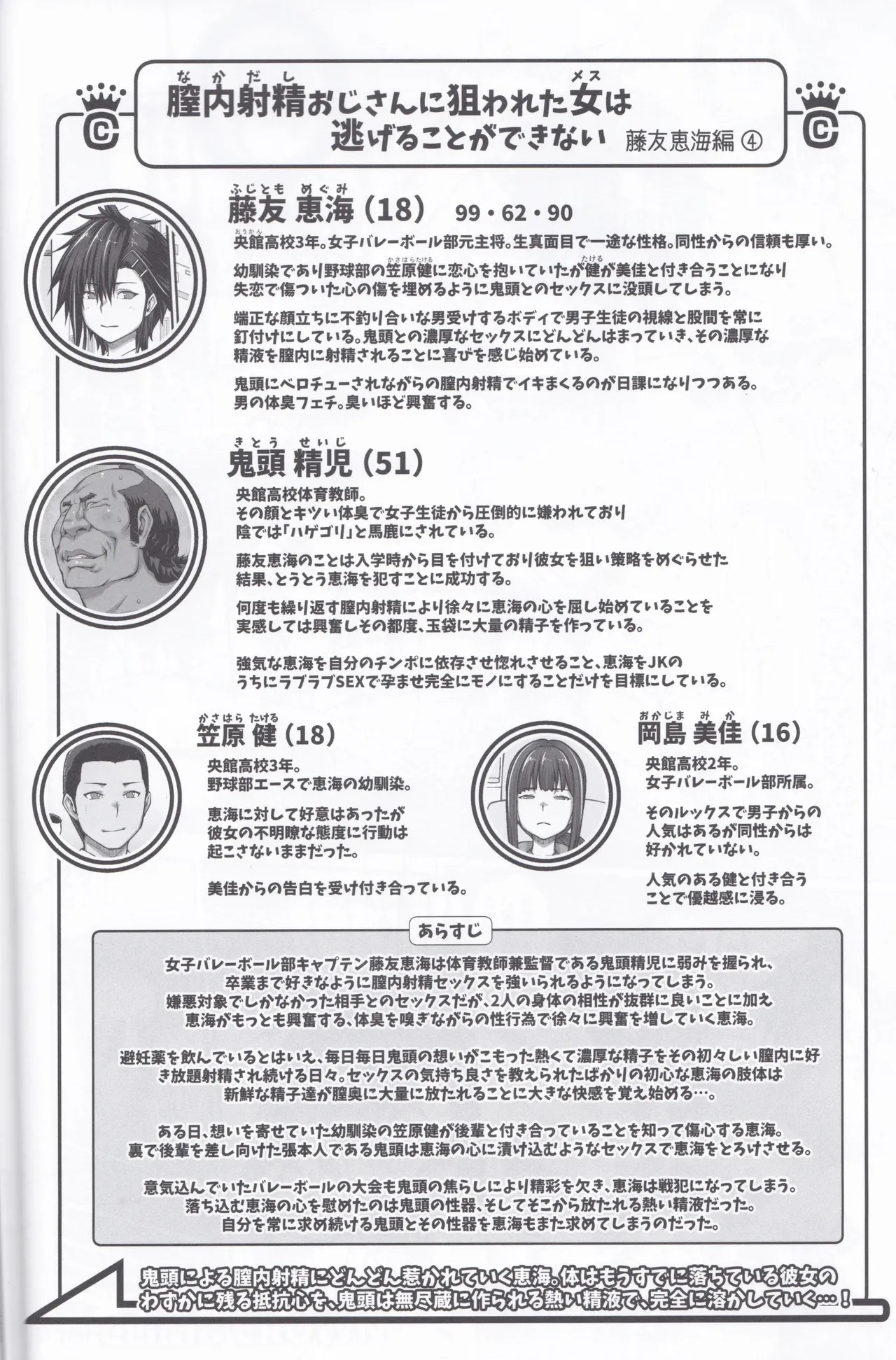 Nakadashi Oji-san Ni Nerawareta Mesu Wa Nigeru Koto Ga Dekinai ~fujitomo Megumi Hen ~ No Woman Can Get Away Once The Creampie Oji-san Has Them In His Sights! The Fall Of Fujitomo Megumi Parts 1-4 page 193