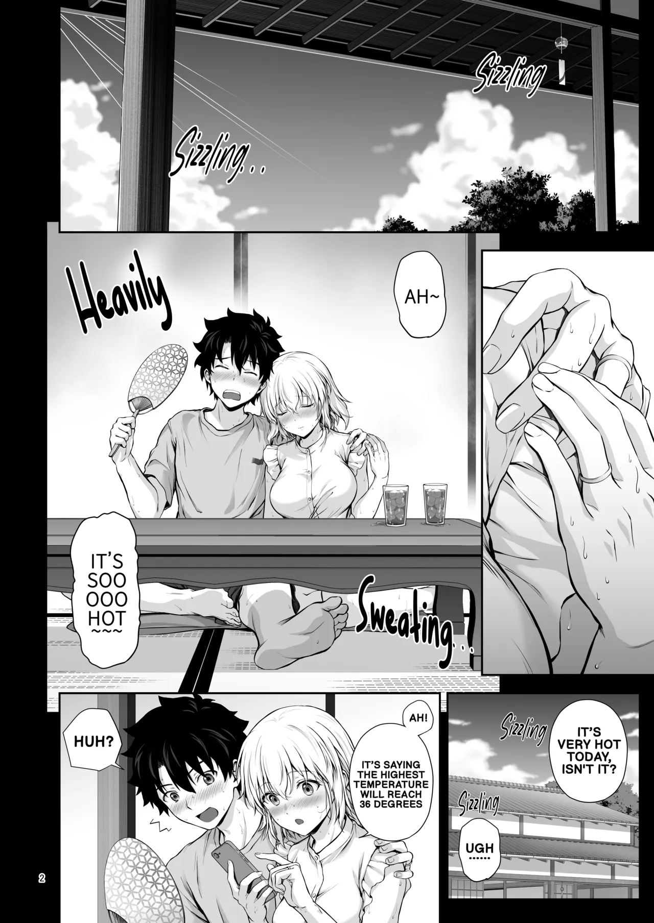 On A Hot Summer Day, Me And My Newlywed Wife Jeanne, Made Love page 3