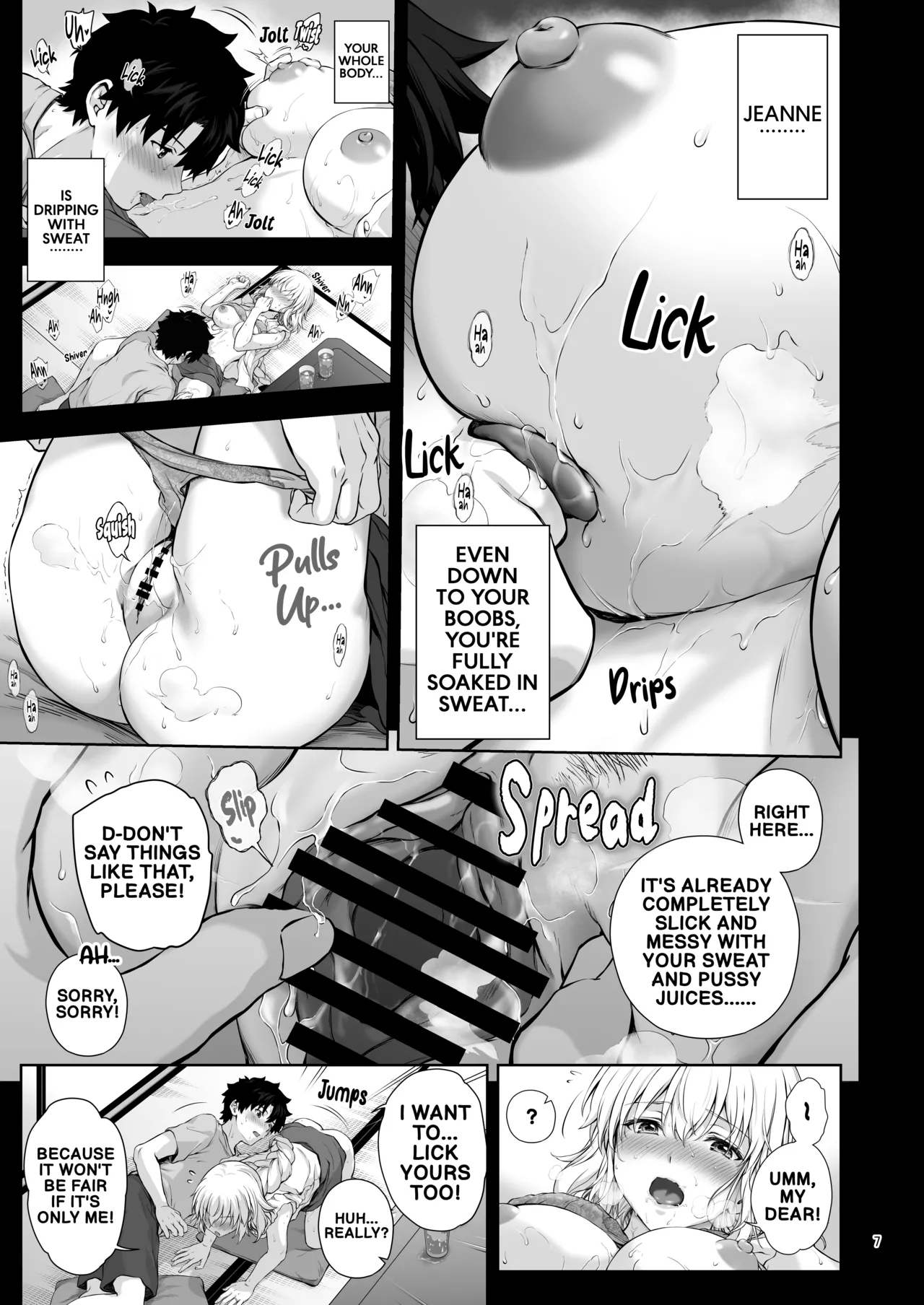 On A Hot Summer Day, Me And My Newlywed Wife Jeanne, Made Love page 8