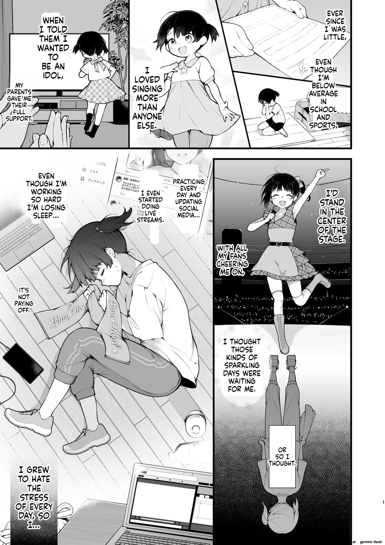 Oshi No Idol Ga Roshutsukyou Datta Ken. Akihabara Date Hen + Omake Manga page 3