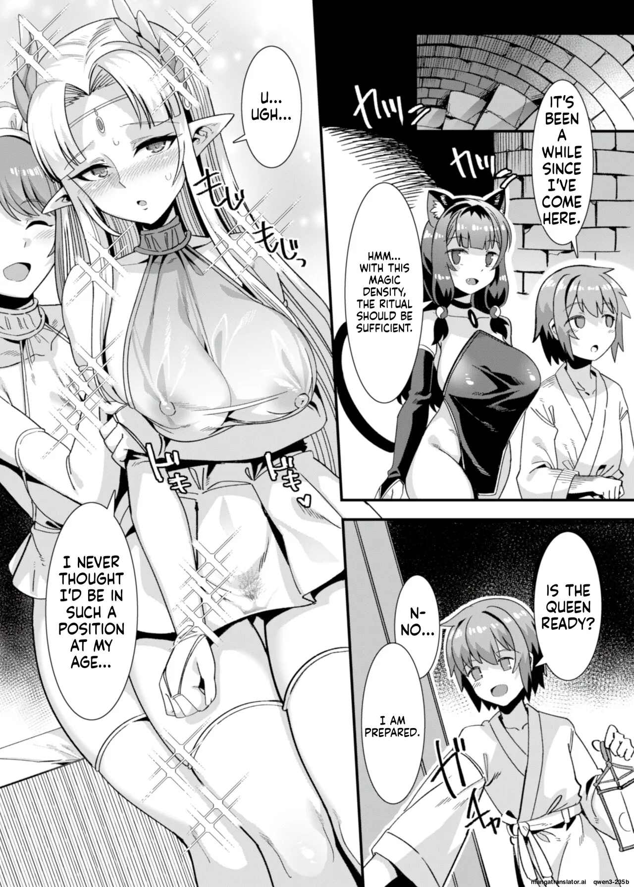 Oujo To Himekishi O Party De Rouraku Shite Yotsugi O Tsukutte Boukoku O Sukuu Tame Ni Harem Ecchi ~otoko Ga Umarenai Isekai E Shoukan Sareta Ore Ga Heroine O Ategawarete Kozukuri Ecchi 5~ page 12