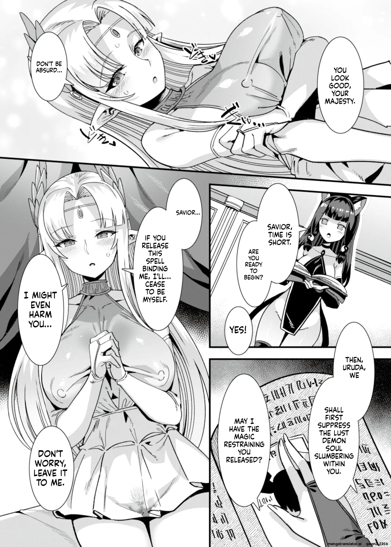 Oujo To Himekishi O Party De Rouraku Shite Yotsugi O Tsukutte Boukoku O Sukuu Tame Ni Harem Ecchi ~otoko Ga Umarenai Isekai E Shoukan Sareta Ore Ga Heroine O Ategawarete Kozukuri Ecchi 5~ page 13
