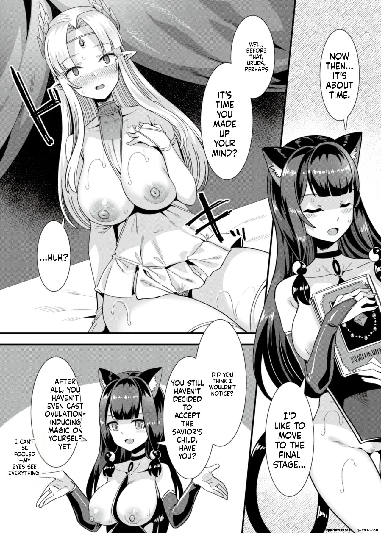 Oujo To Himekishi O Party De Rouraku Shite Yotsugi O Tsukutte Boukoku O Sukuu Tame Ni Harem Ecchi ~otoko Ga Umarenai Isekai E Shoukan Sareta Ore Ga Heroine O Ategawarete Kozukuri Ecchi 5~ page 38