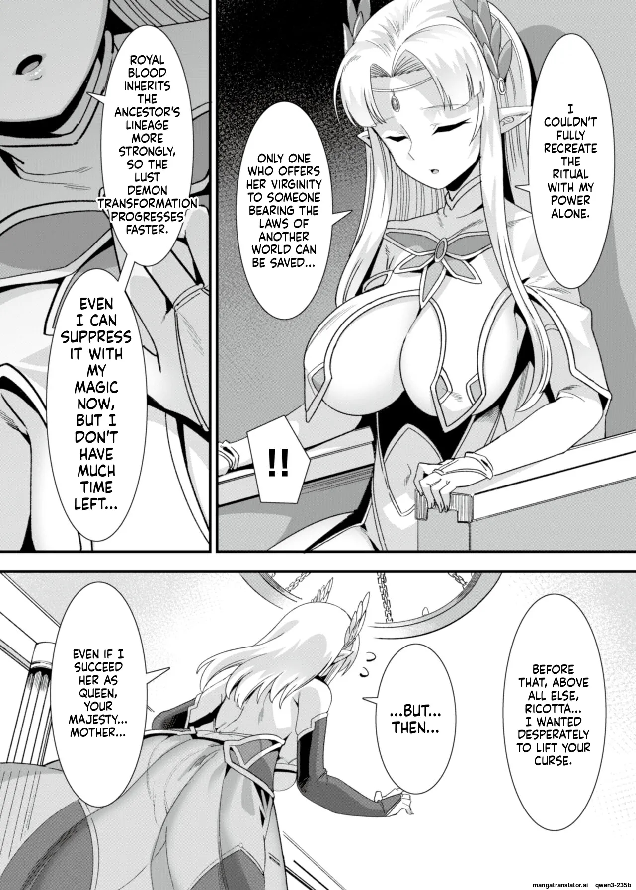 Oujo To Himekishi O Party De Rouraku Shite Yotsugi O Tsukutte Boukoku O Sukuu Tame Ni Harem Ecchi ~otoko Ga Umarenai Isekai E Shoukan Sareta Ore Ga Heroine O Ategawarete Kozukuri Ecchi 5~ page 8