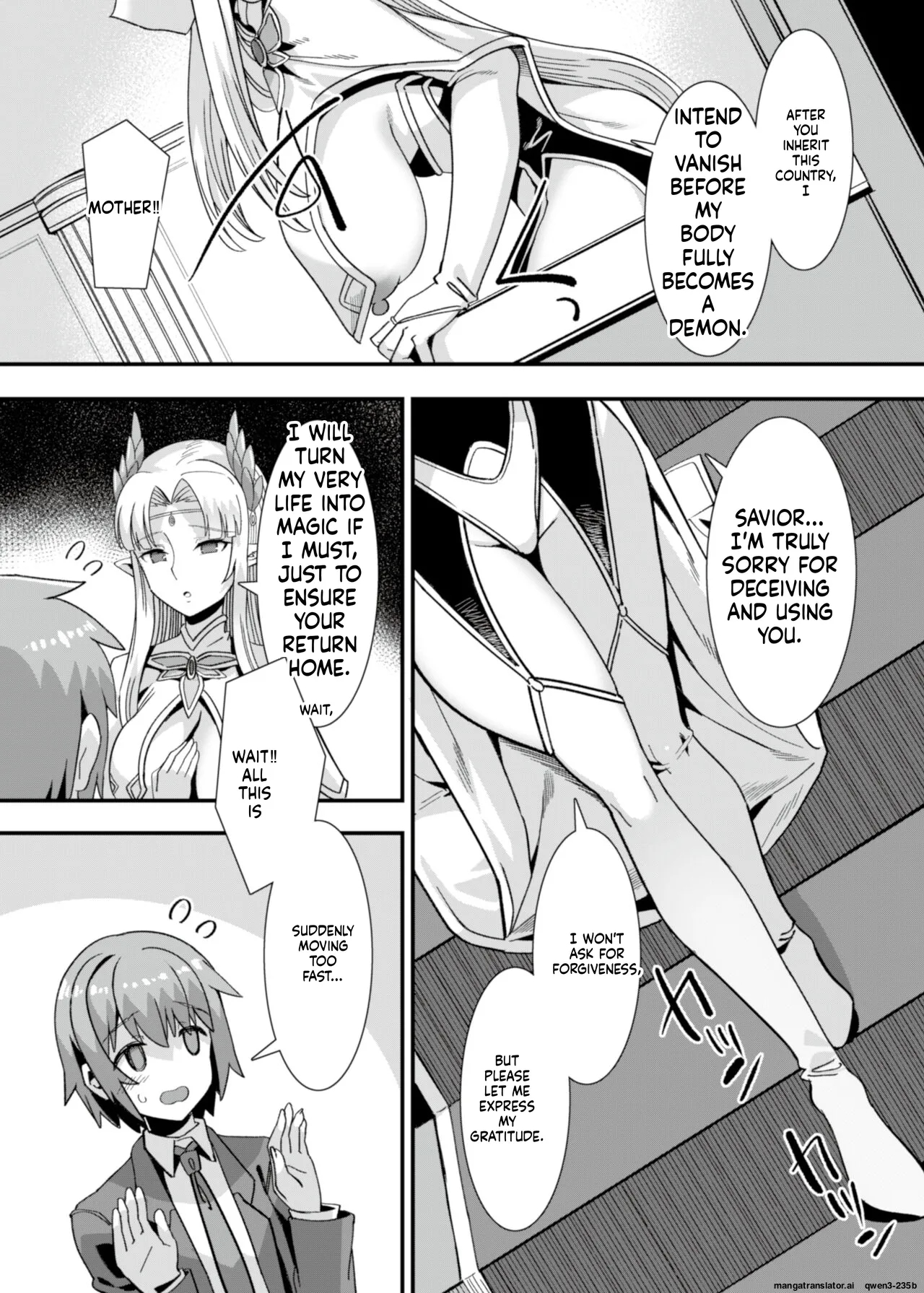 Oujo To Himekishi O Party De Rouraku Shite Yotsugi O Tsukutte Boukoku O Sukuu Tame Ni Harem Ecchi ~otoko Ga Umarenai Isekai E Shoukan Sareta Ore Ga Heroine O Ategawarete Kozukuri Ecchi 5~ page 9