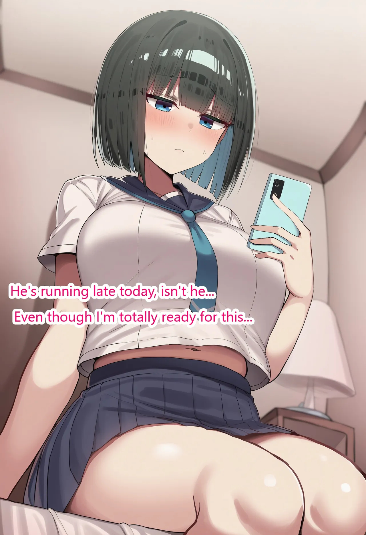 Pervert Brat Vs. Black-haired Bob-cut Girl ⑧ page 1