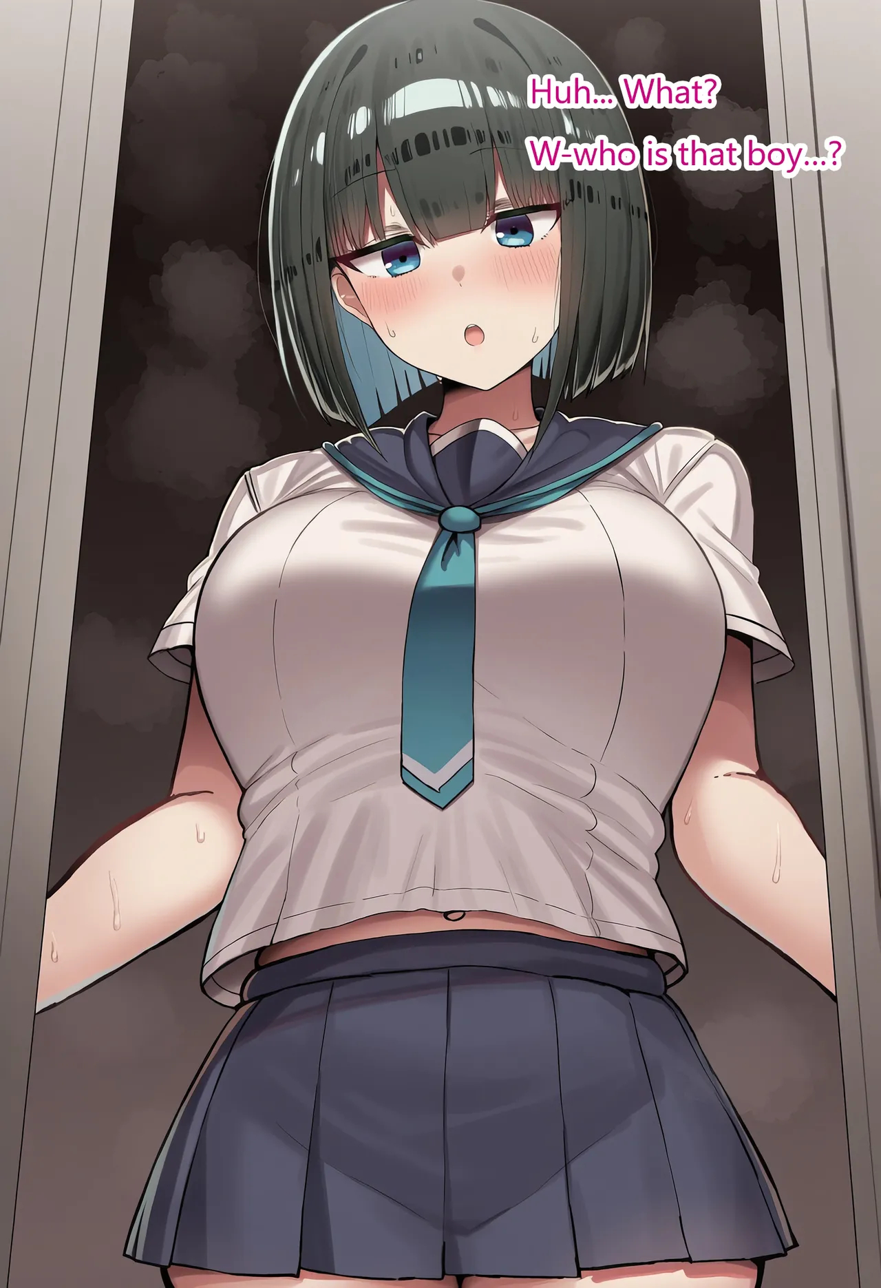 Pervert Brat Vs. Black-haired Bob-cut Girl ⑧ page 12