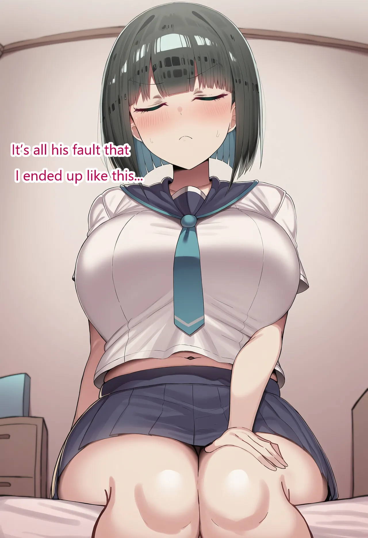 Pervert Brat Vs. Black-haired Bob-cut Girl ⑧ page 2