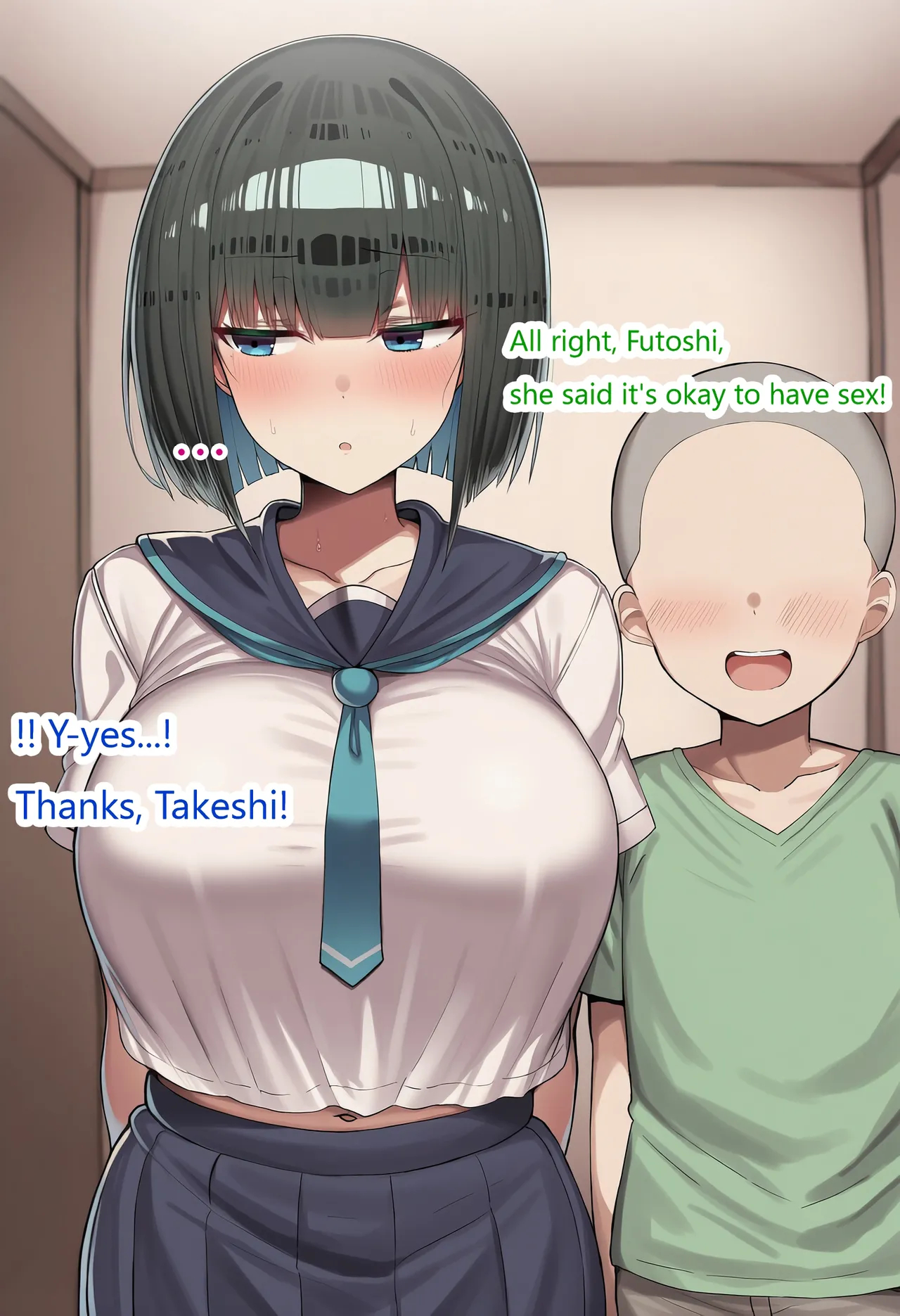 Pervert Brat Vs. Black-haired Bob-cut Girl ⑧ page 22