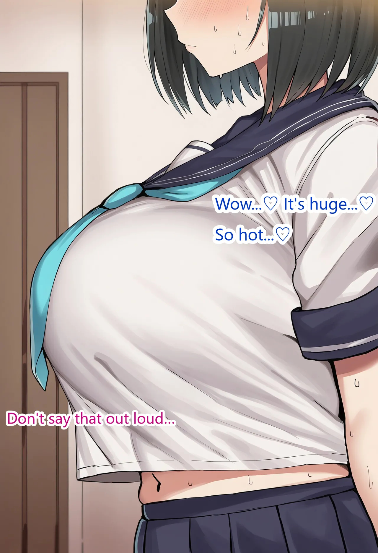 Pervert Brat Vs. Black-haired Bob-cut Girl ⑧ page 25