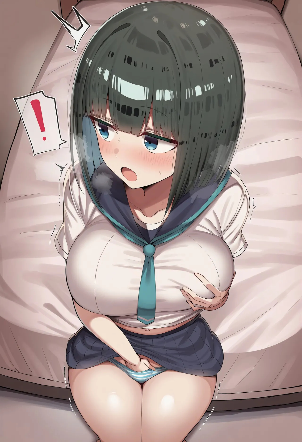 Pervert Brat Vs. Black-haired Bob-cut Girl ⑧ page 8