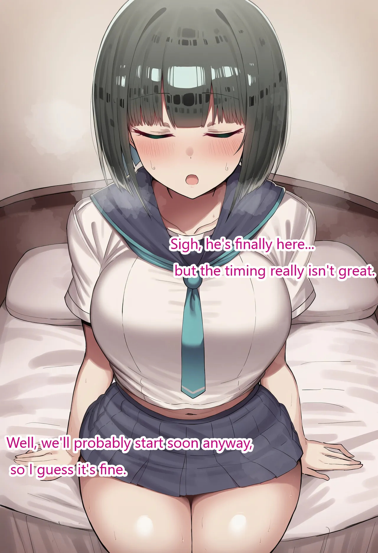 Pervert Brat Vs. Black-haired Bob-cut Girl ⑧ page 9