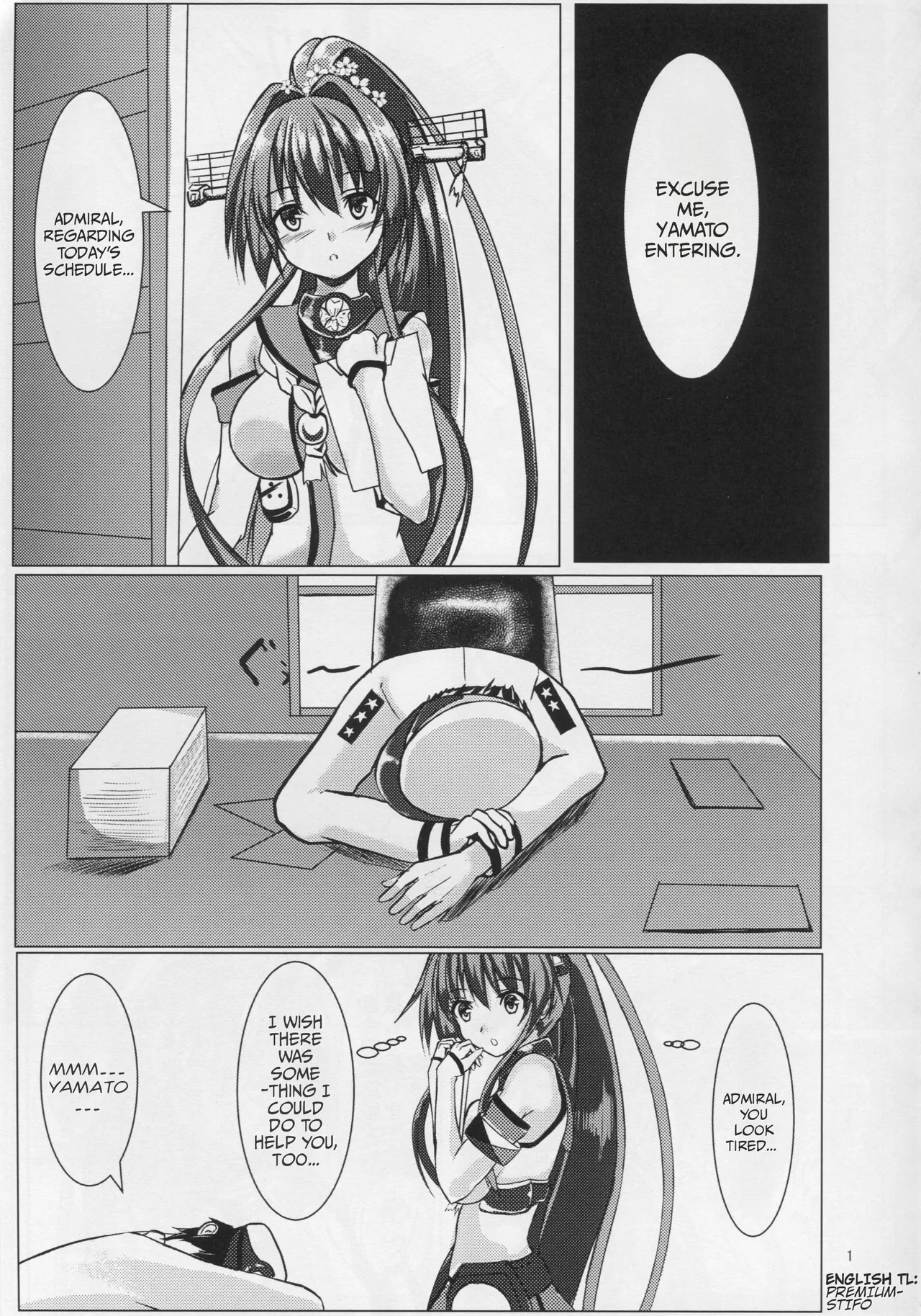 Punishment!! Yamato-san page 2