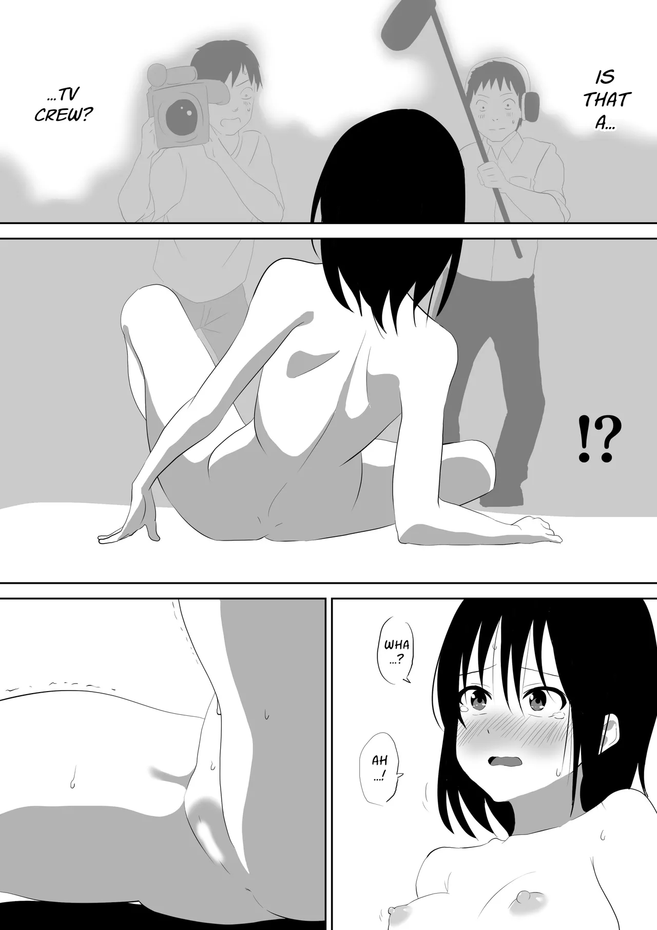 Running Around A Hotspring Town Naked page 11