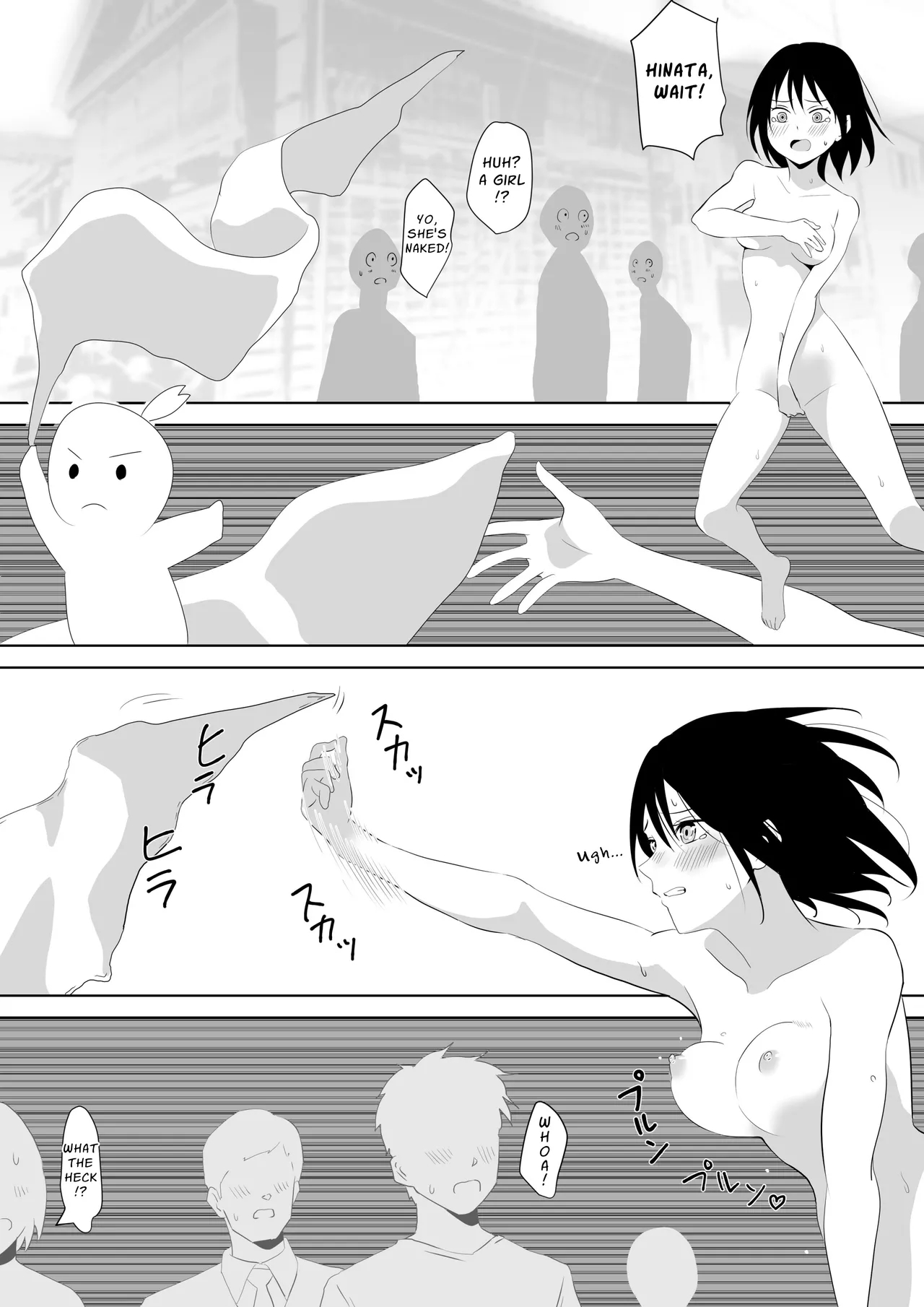 Running Around A Hotspring Town Naked page 6