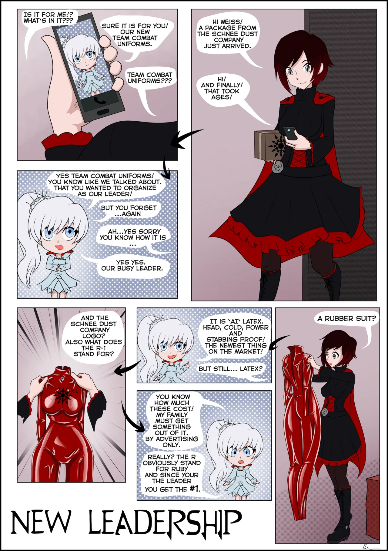 Rwby Fancomic New Leadership Part 1 And 2 page 1