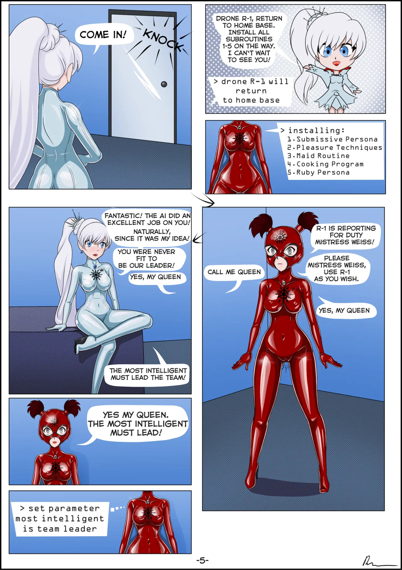 Rwby Fancomic New Leadership Part 1 And 2 page 5