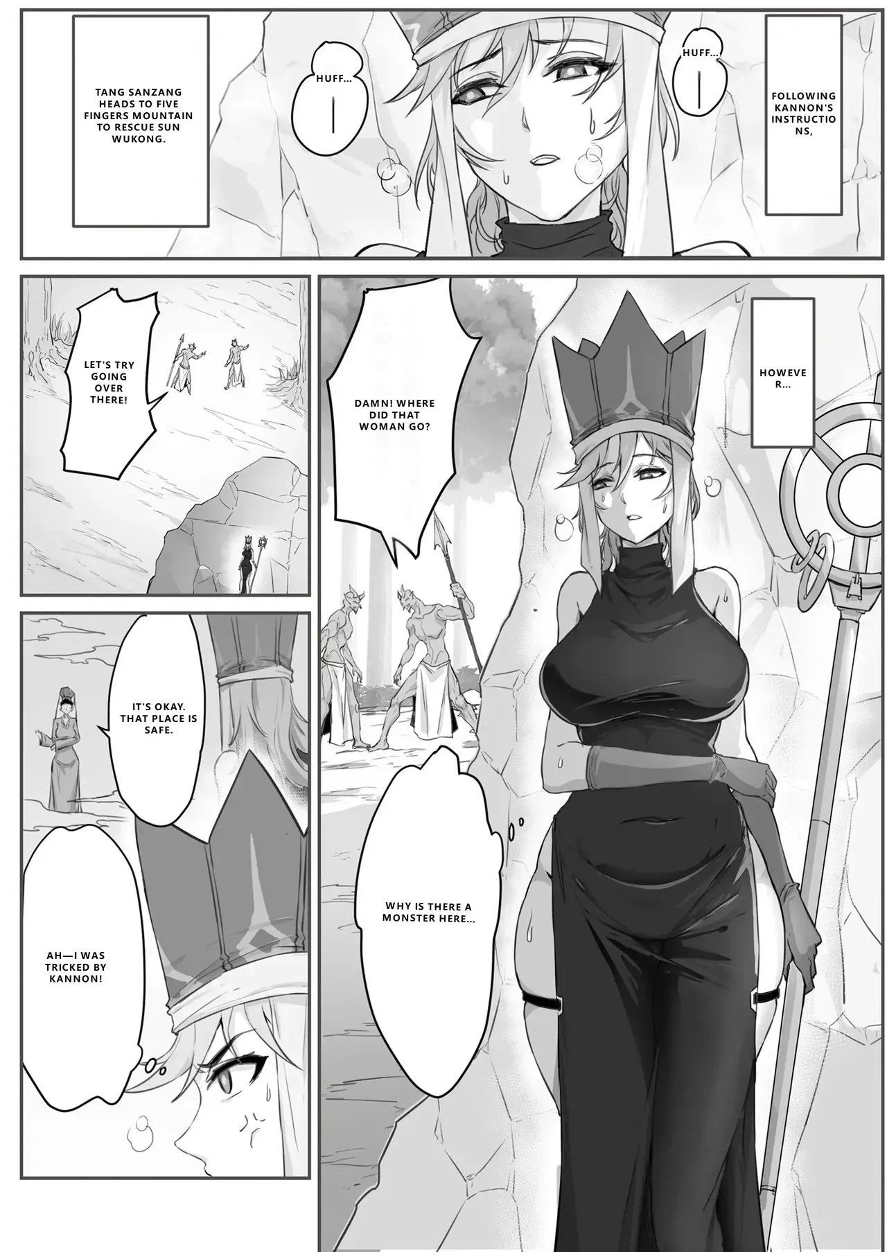 Saiyuuki:joseika Tangseng、naze Songoku No Nikubou O Namenakereba Naranai No Ka page 1
