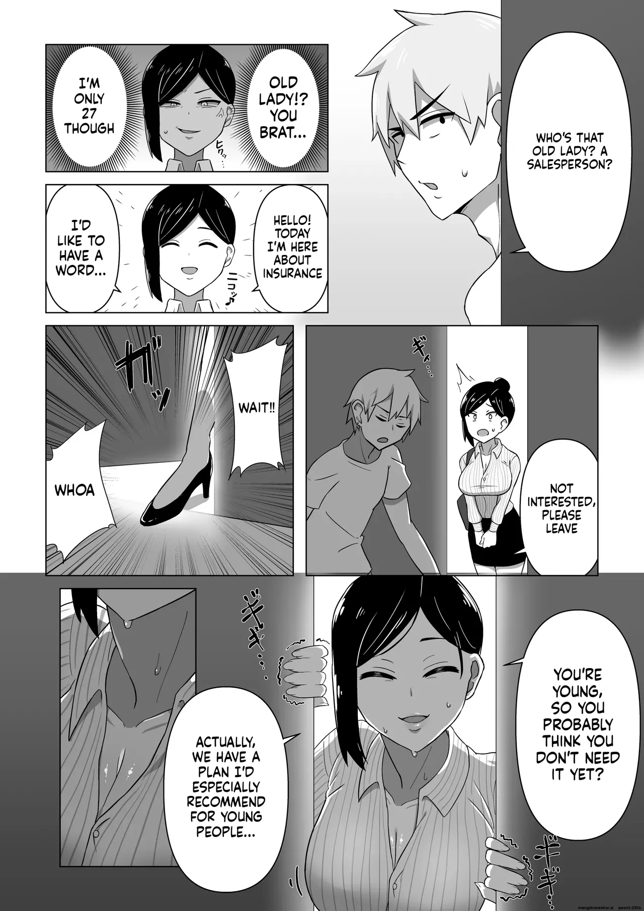 Seductive Life Insurance Saleswoman page 5